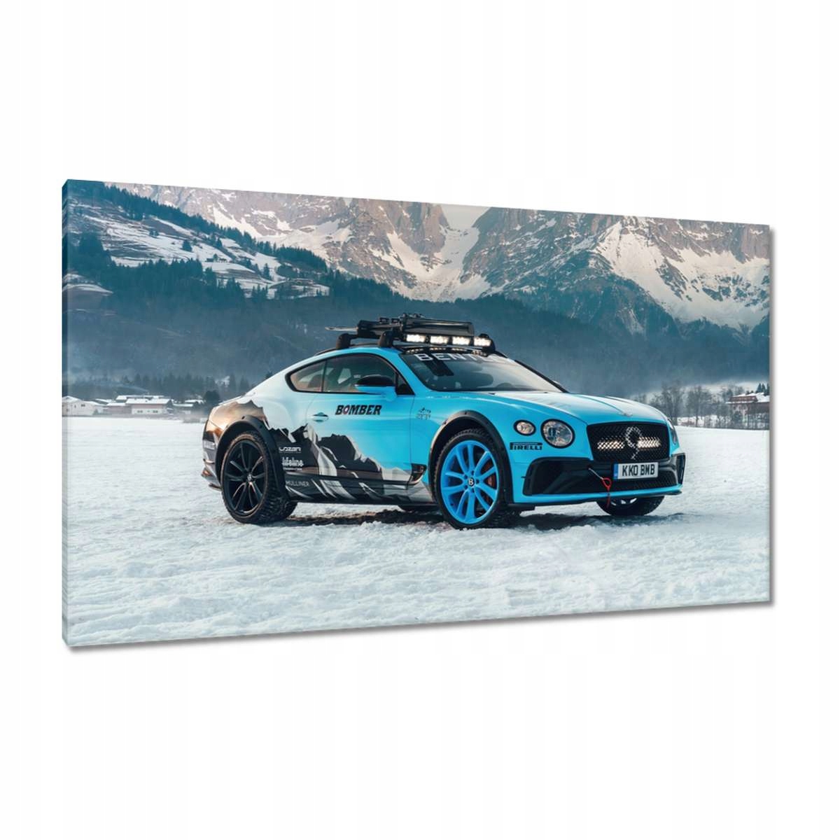 Obrazy 120x70 Bentley v zimním období Zima