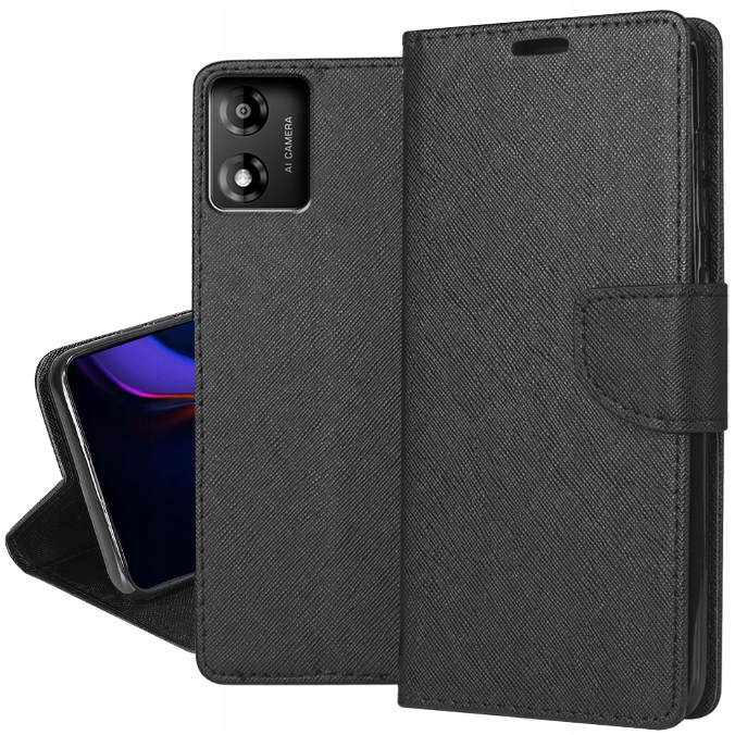 

Etui do Motorola Moto E13 Portfel Case Szkło