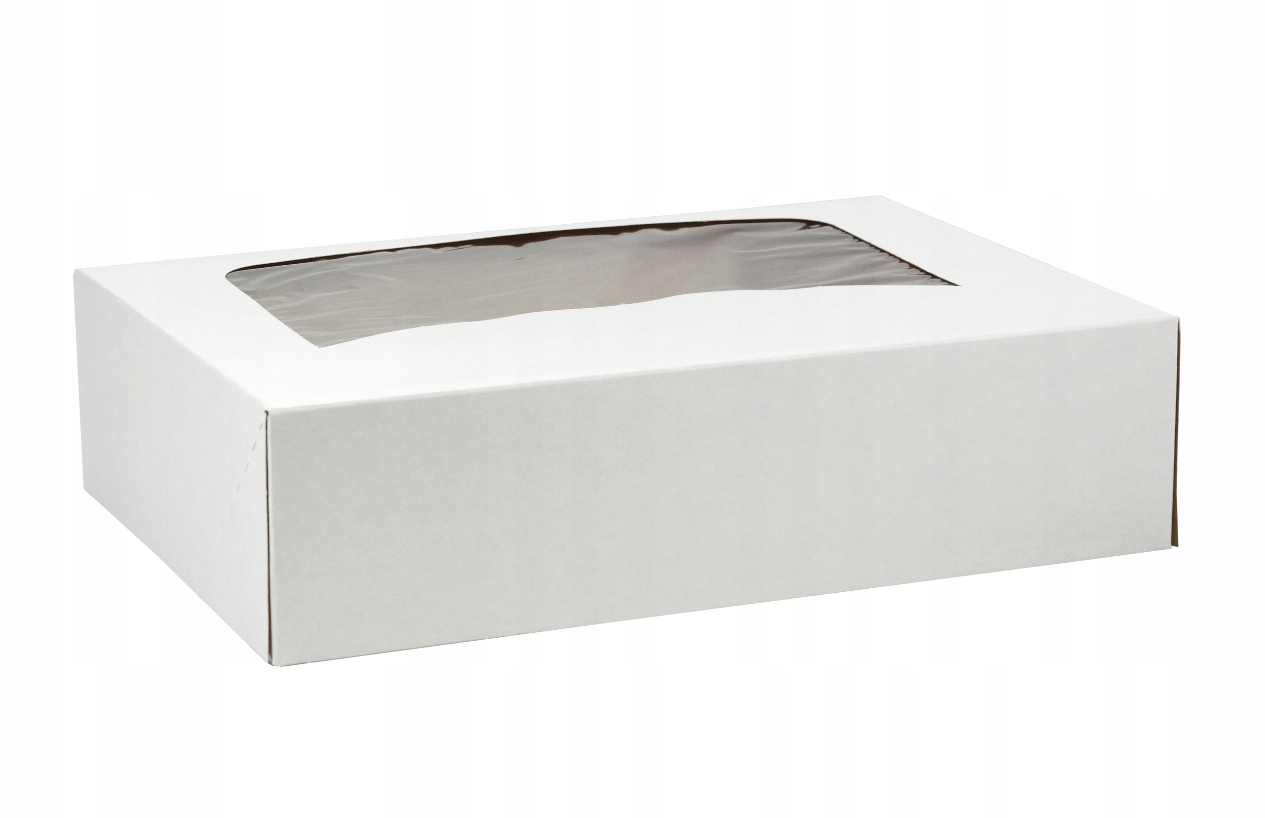 

Pudełko Na Ciasto Pączki z okienkiem 31x22x8 5szt.