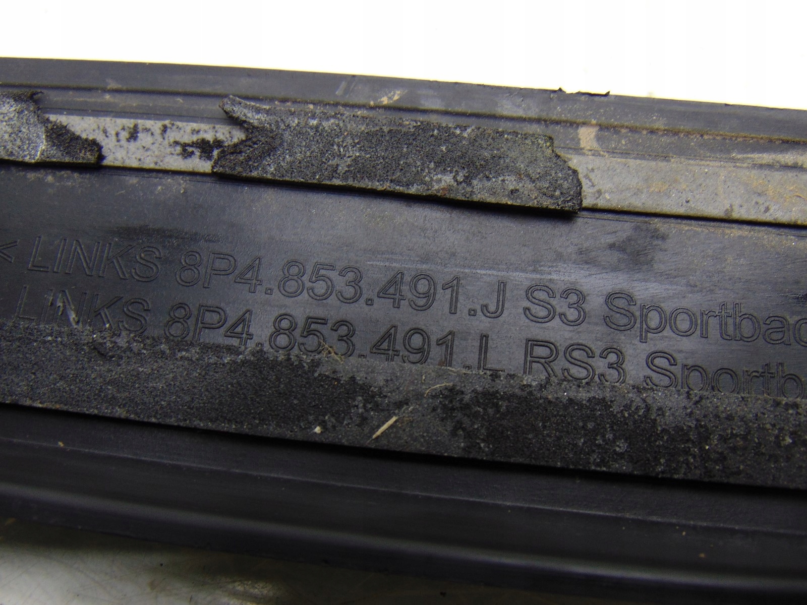 moulding threshold left front AUDI RS3 8P 5D 11