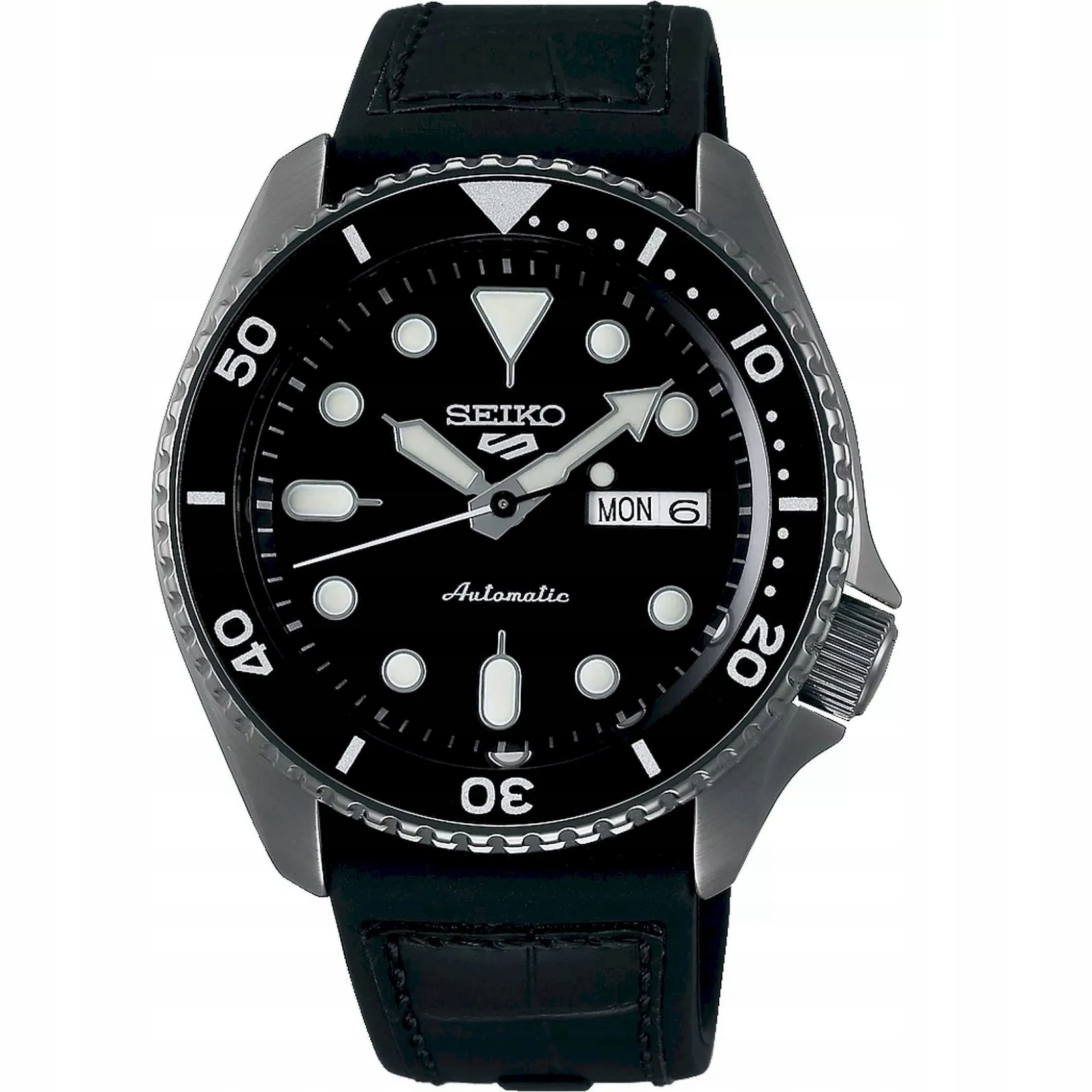 Seiko SRPD65K3 5 Sports Pánské automatické hodinky černé