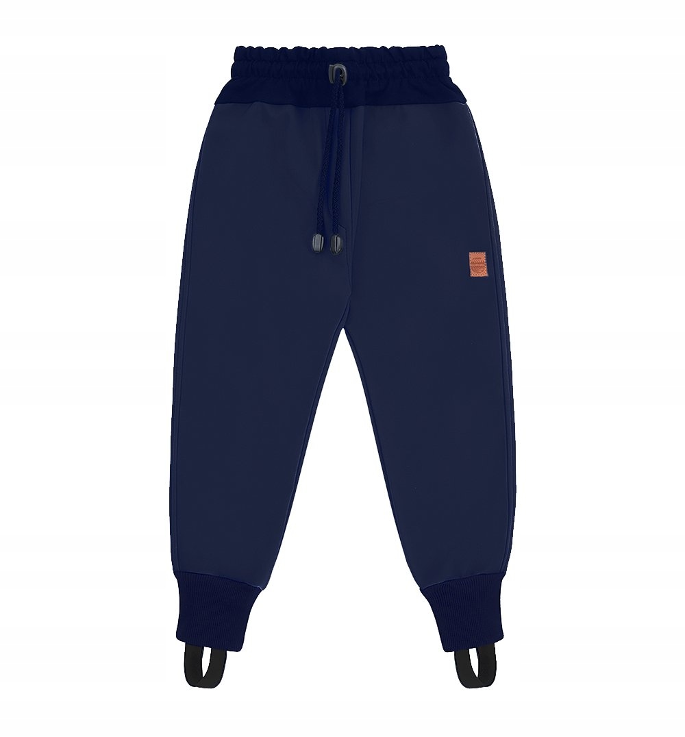 TuSzyte | Granatowe spodnie softshell, PL R.128 Bohater brak