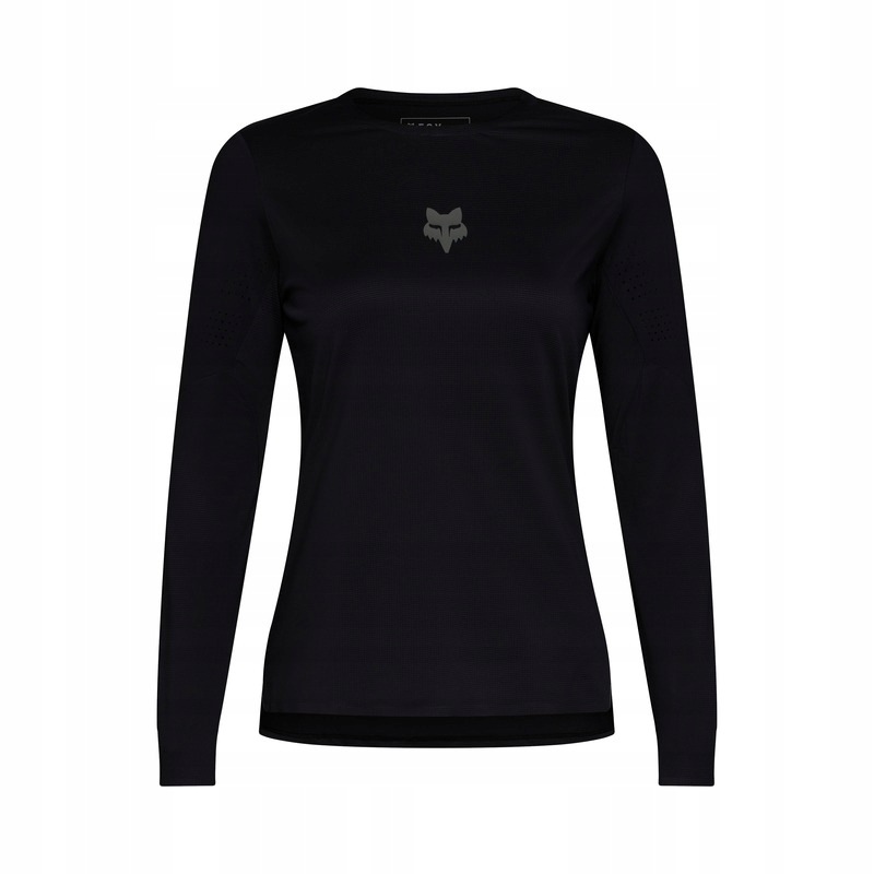 Koszulka Rowerowa Z Długim Rękawem Damska Fox Flexair Black (xs)