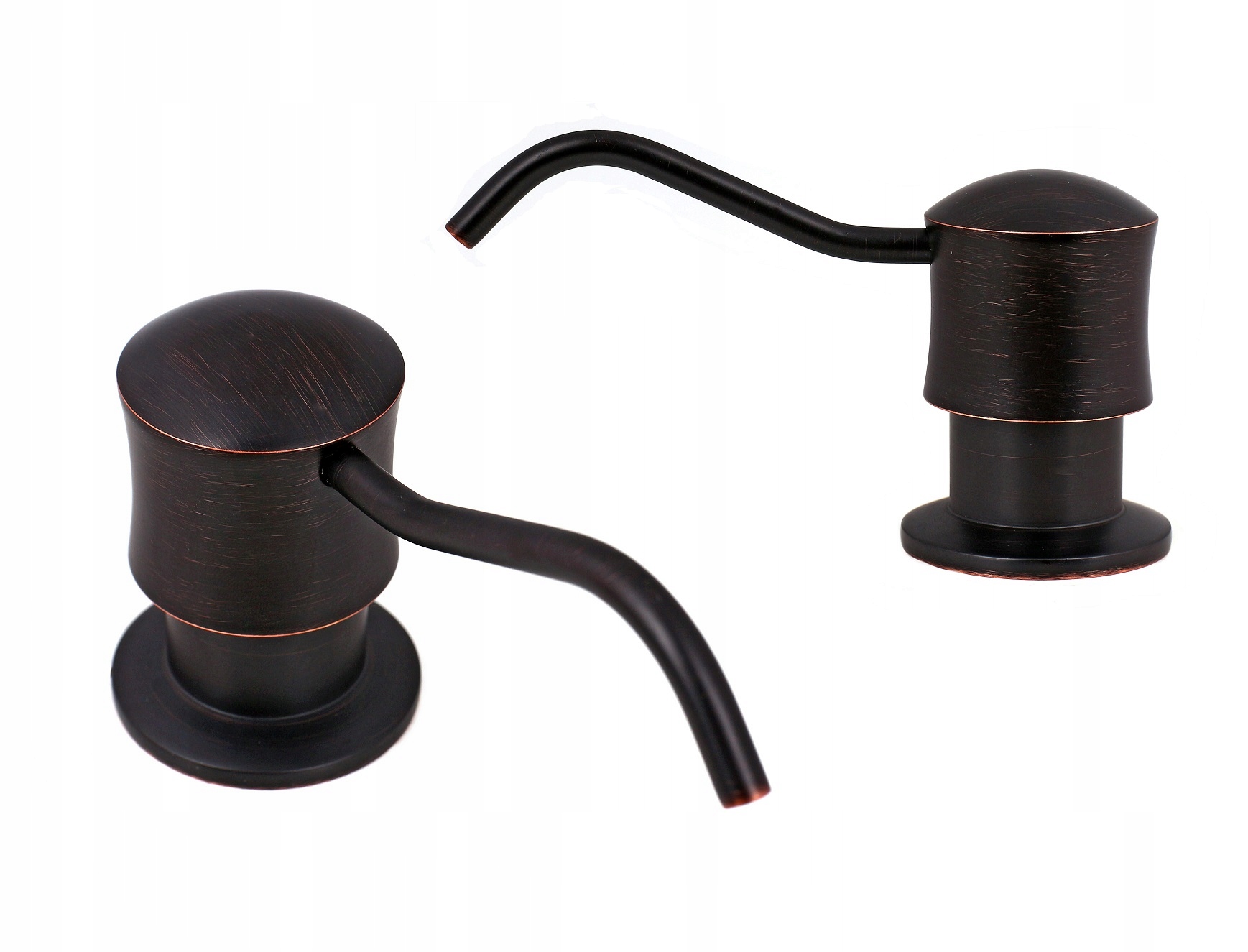 DOZOWNIK PŁYNU DO ZLEWU ZLEWOZMYWAK CZARNY RETRO Kolor chrom