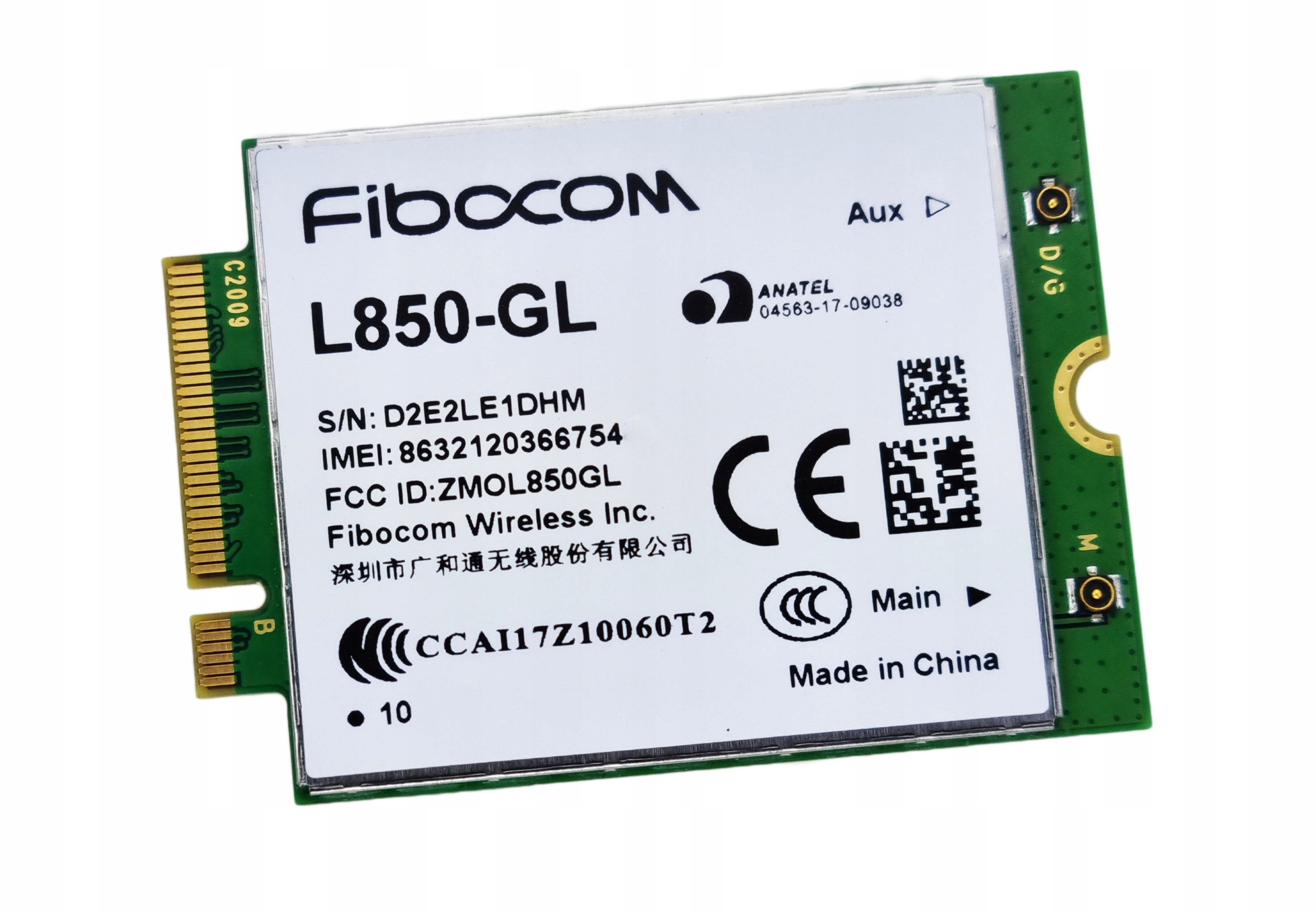 Nový Modem Fibocom L850-GL 3G 4G Lte