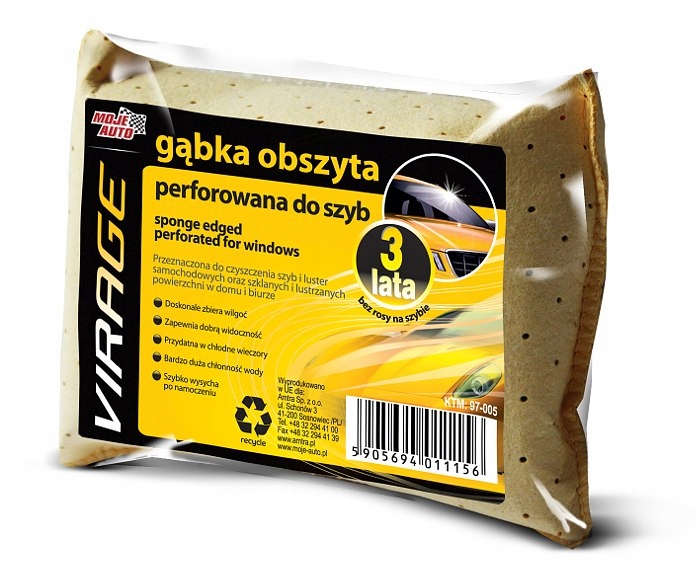 

Gąbka preferowana Do Usuwania Pary Z Szyb Ircha