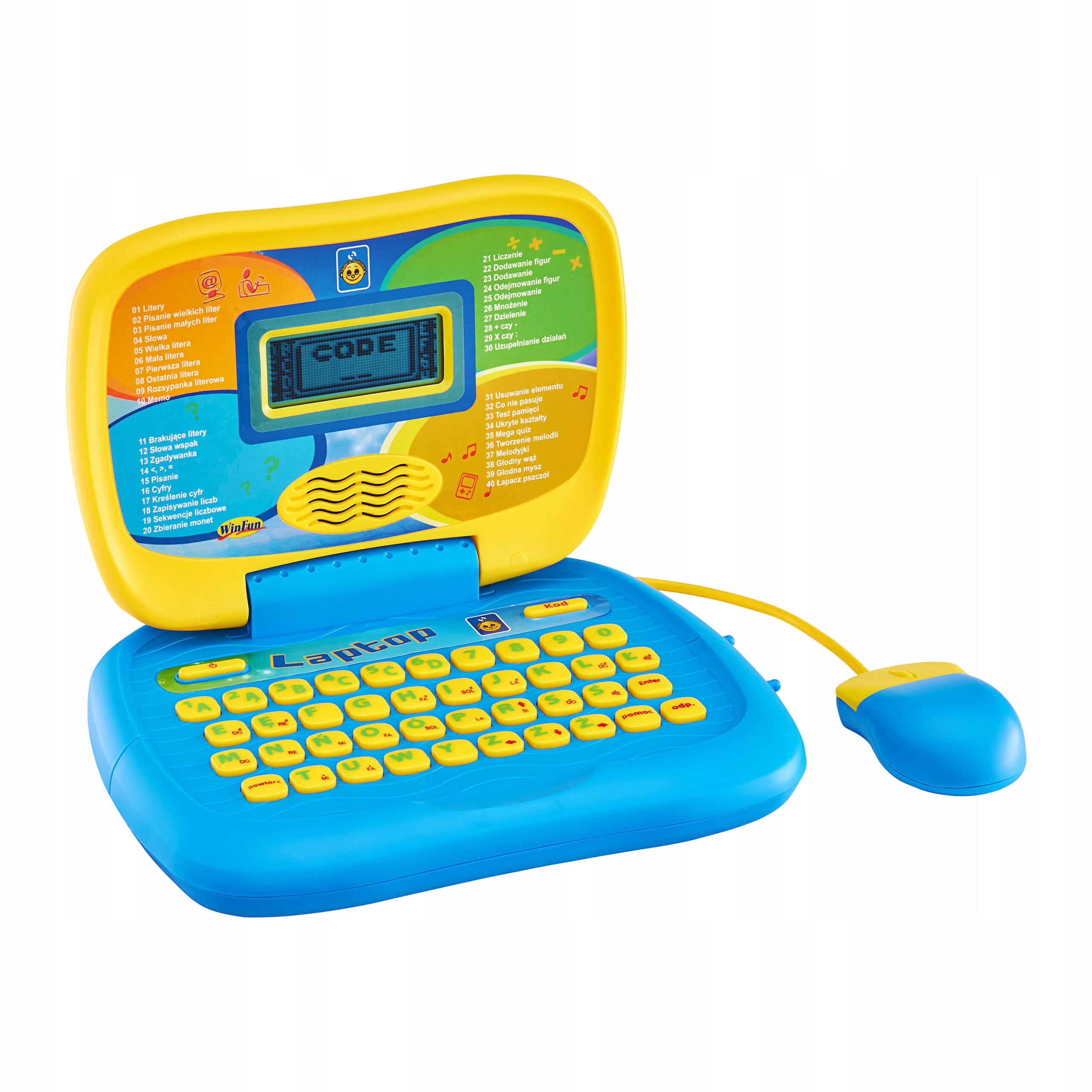 

Laptop dla malucha edukacyjny komputer dla dzieci