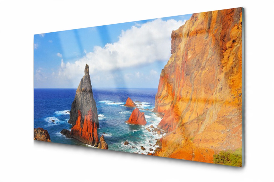 

Panel szklany Płytka Klif Wybrzeże Morze 120x60