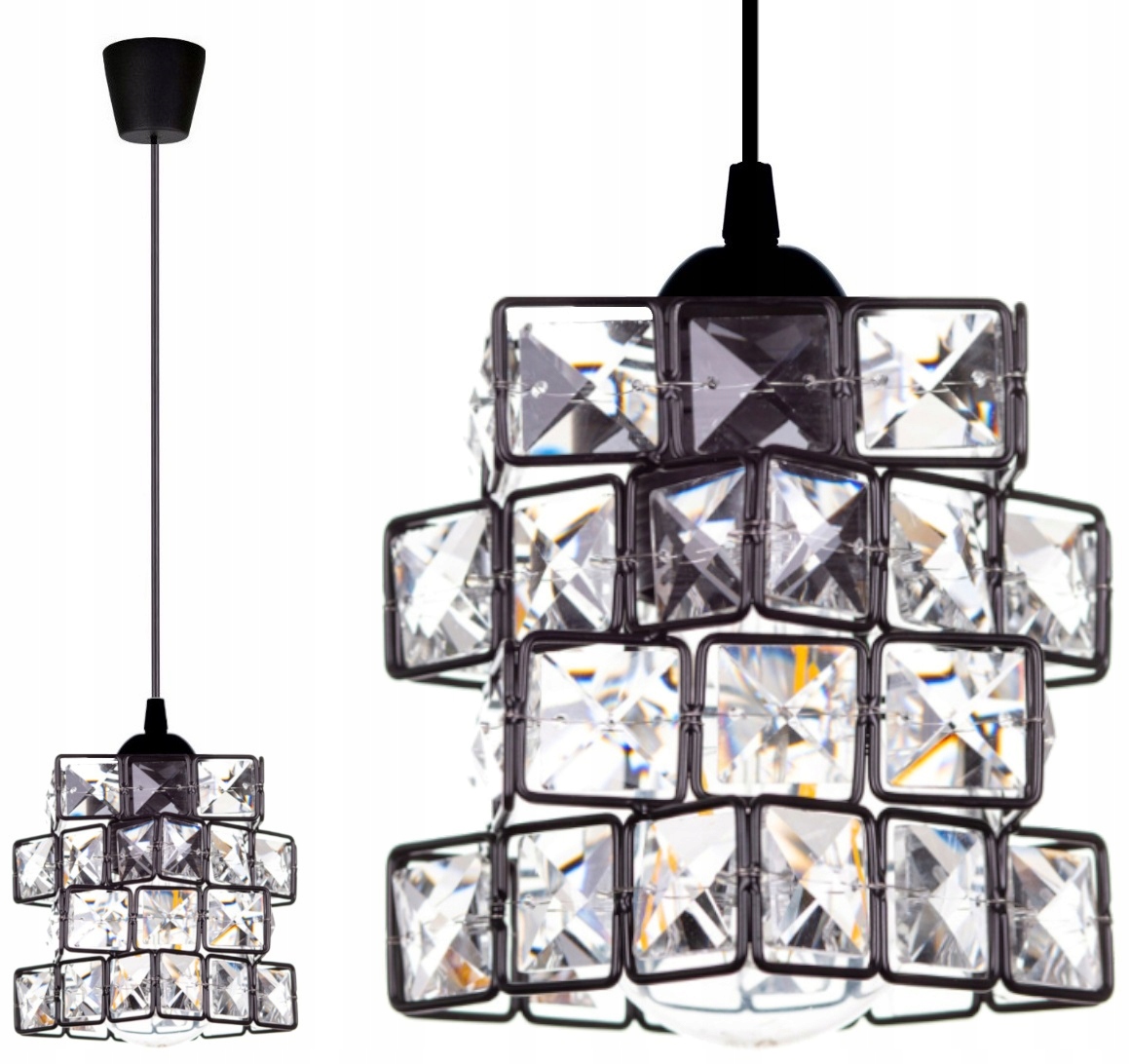 

Lampa Wisząca Plafon Sufitowa Żyrandol Kryształki