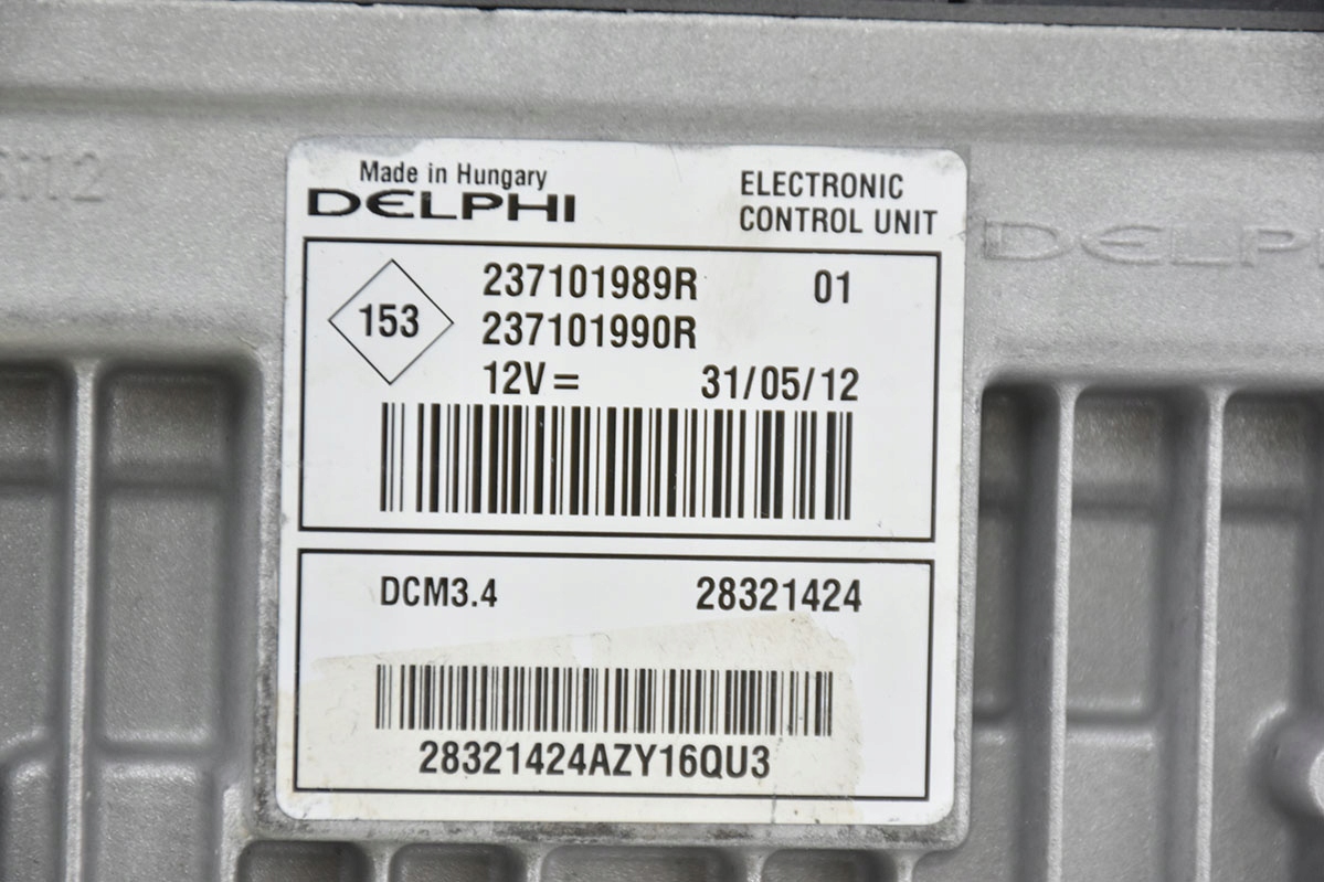 Computer Bedienteil RENAULT 1.5 DCI 237101989R