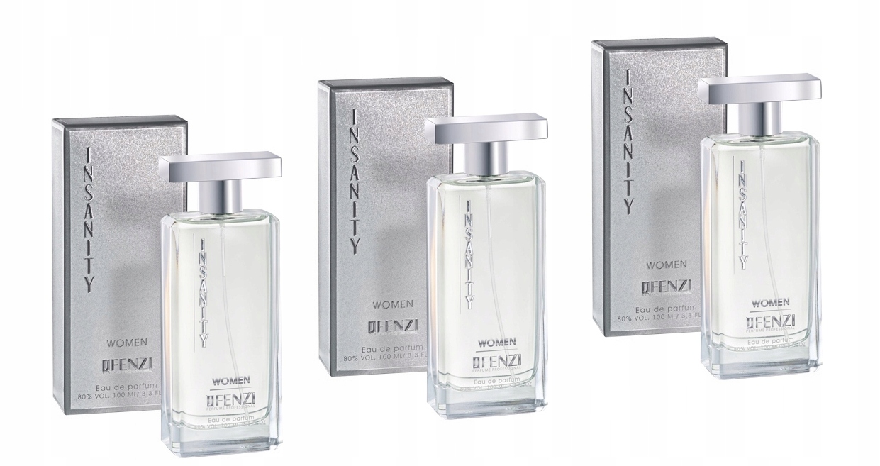 JFenzi Insanity Women 3x100 ml parfémovaná voda
