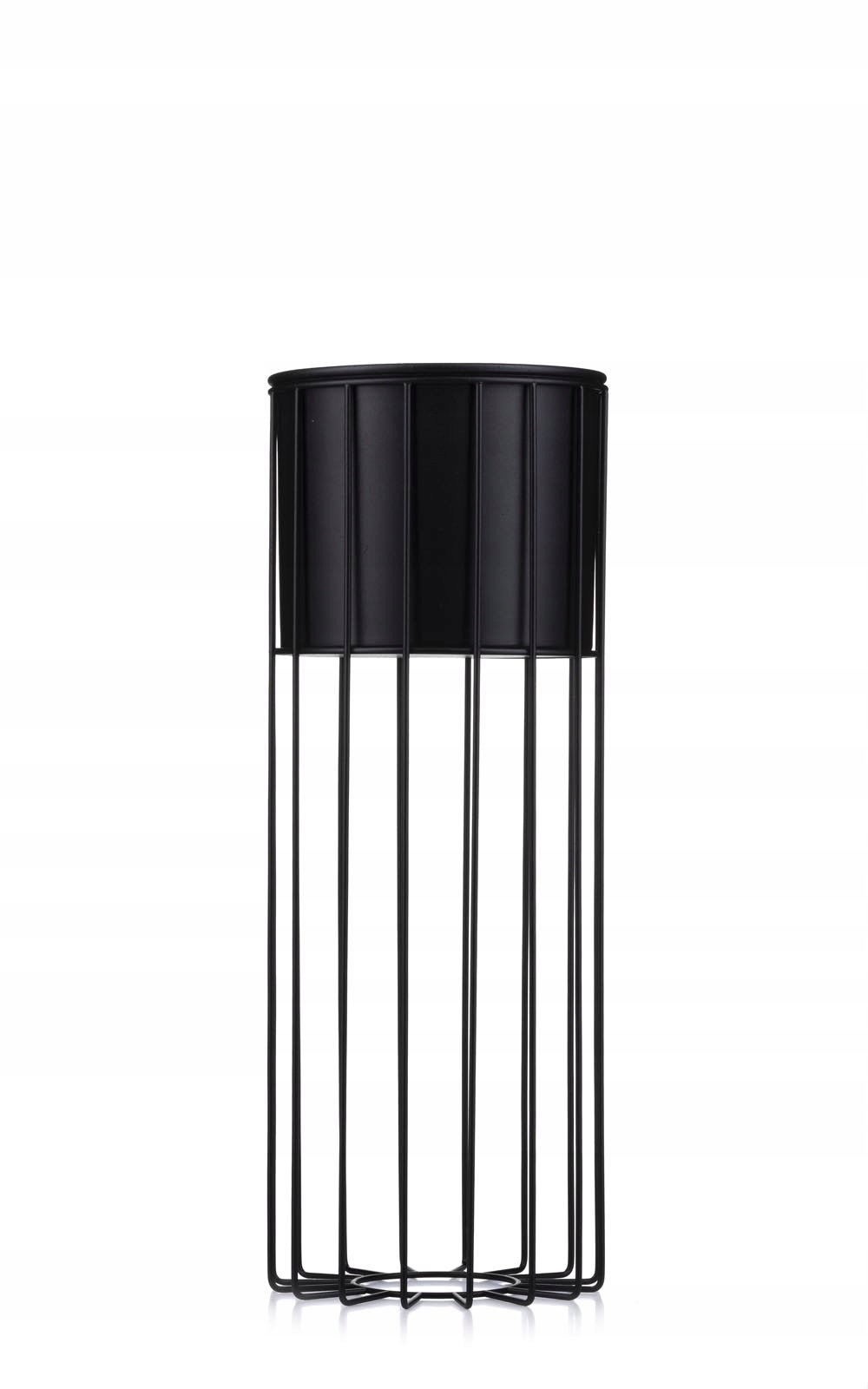 Květinový stojan na rostliny 55 cm, černý obal