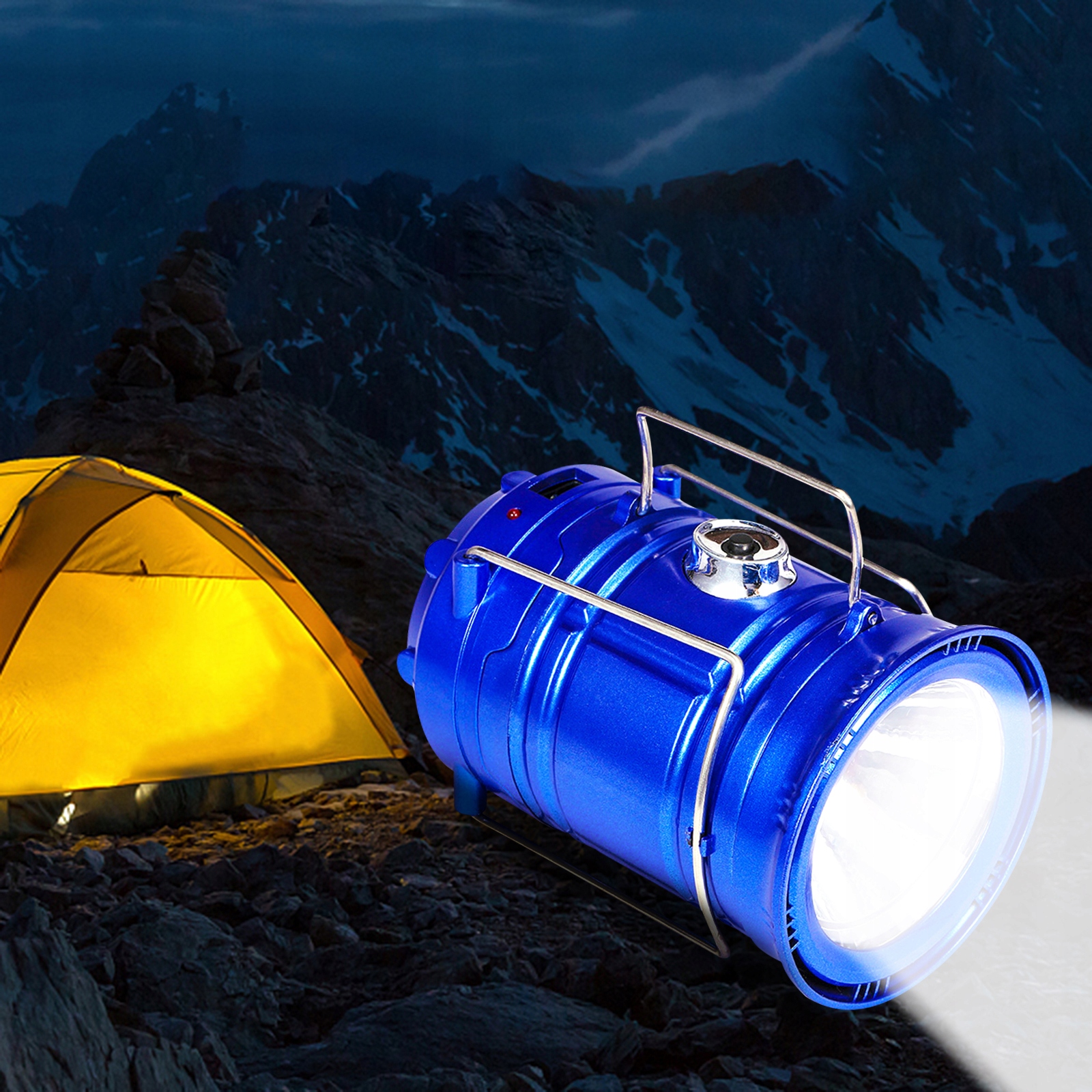 LATARKA LAMPA SOLARNA LAMPKA KEMPINGOWA NAMIOT Model KX4836