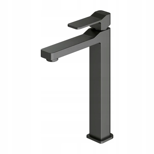 Slide vysoká umývadlová batéria, grafitová brúsená