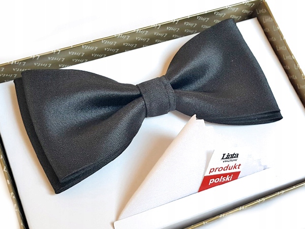 MUCHA / MUSZKA MĘSKA CZARNA + POSZETKA