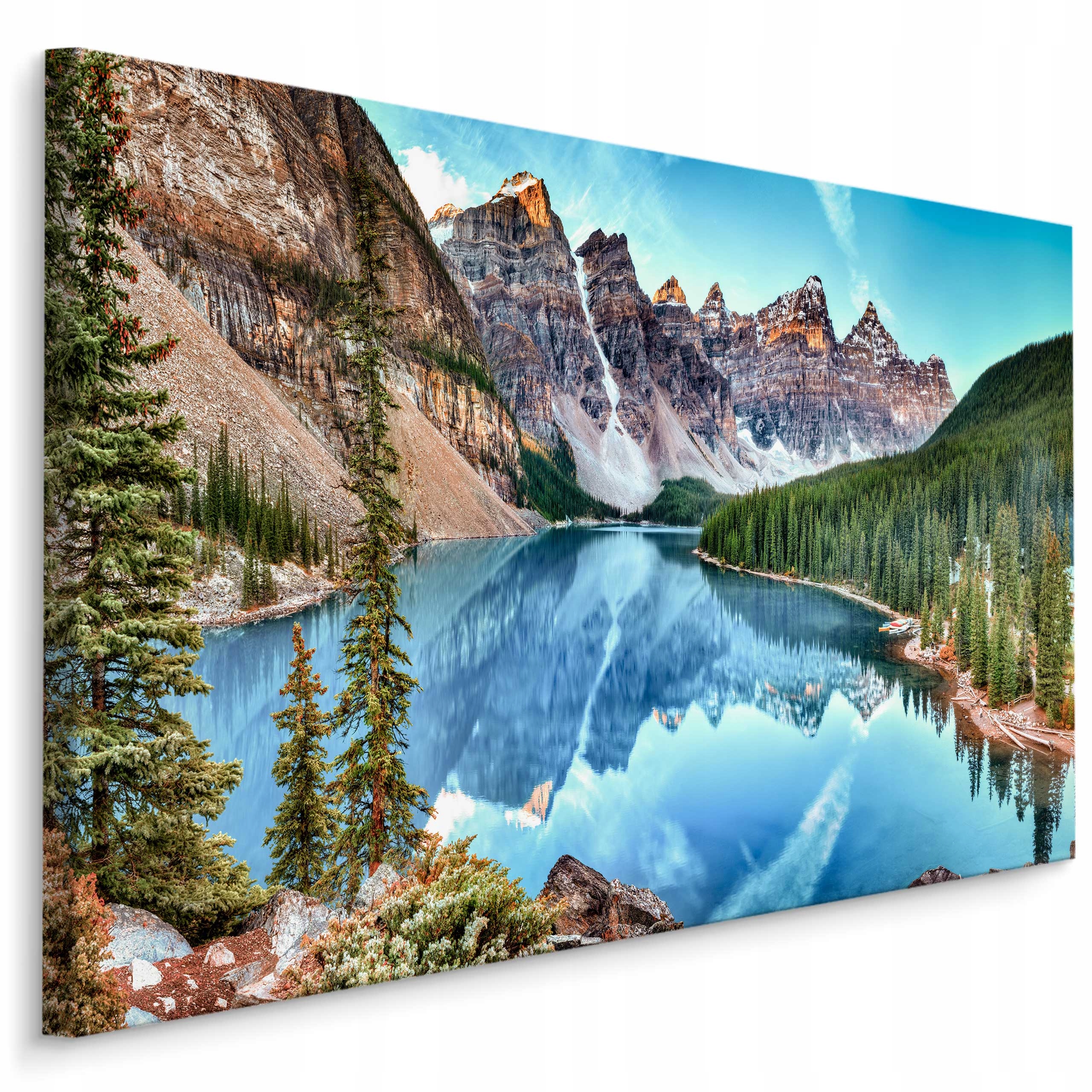 

Obraz Jezioro w Górach Drzewa Krajobraz 3D 120x80