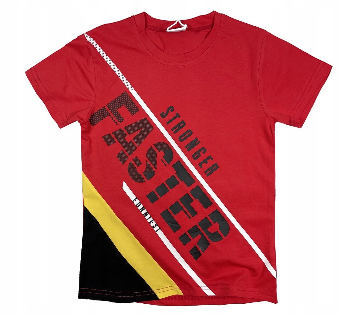 

T-shirt koszulka Faster r 16 - 170/176 cm Red