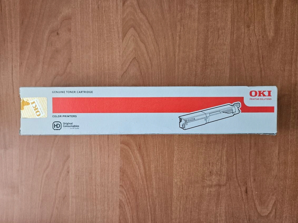 Toner Oryginał Oki 43459331 C3300 C3400 C3450 C3600 Niebieski