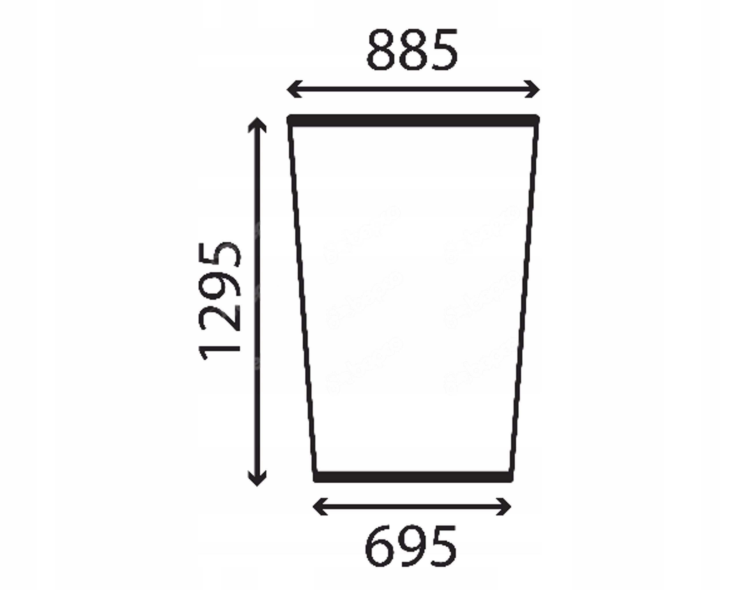 sklo pro nabíječku Case přední 367889A1 326951A1