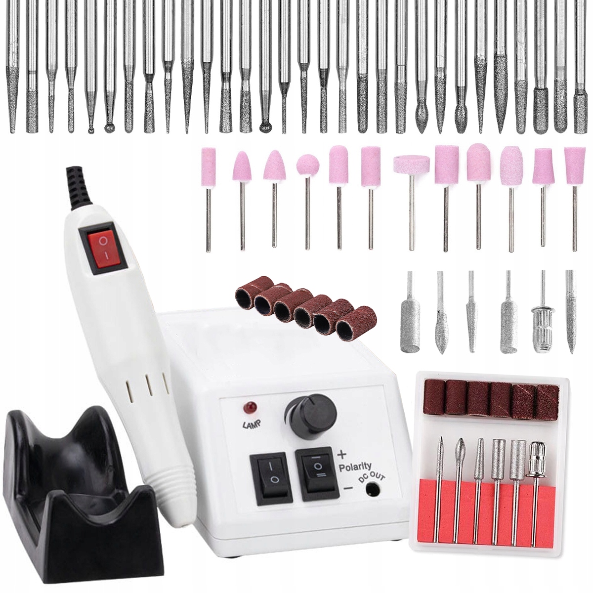 

Frezarka Do Paznokci Manicure 3 Zestawy Frezów