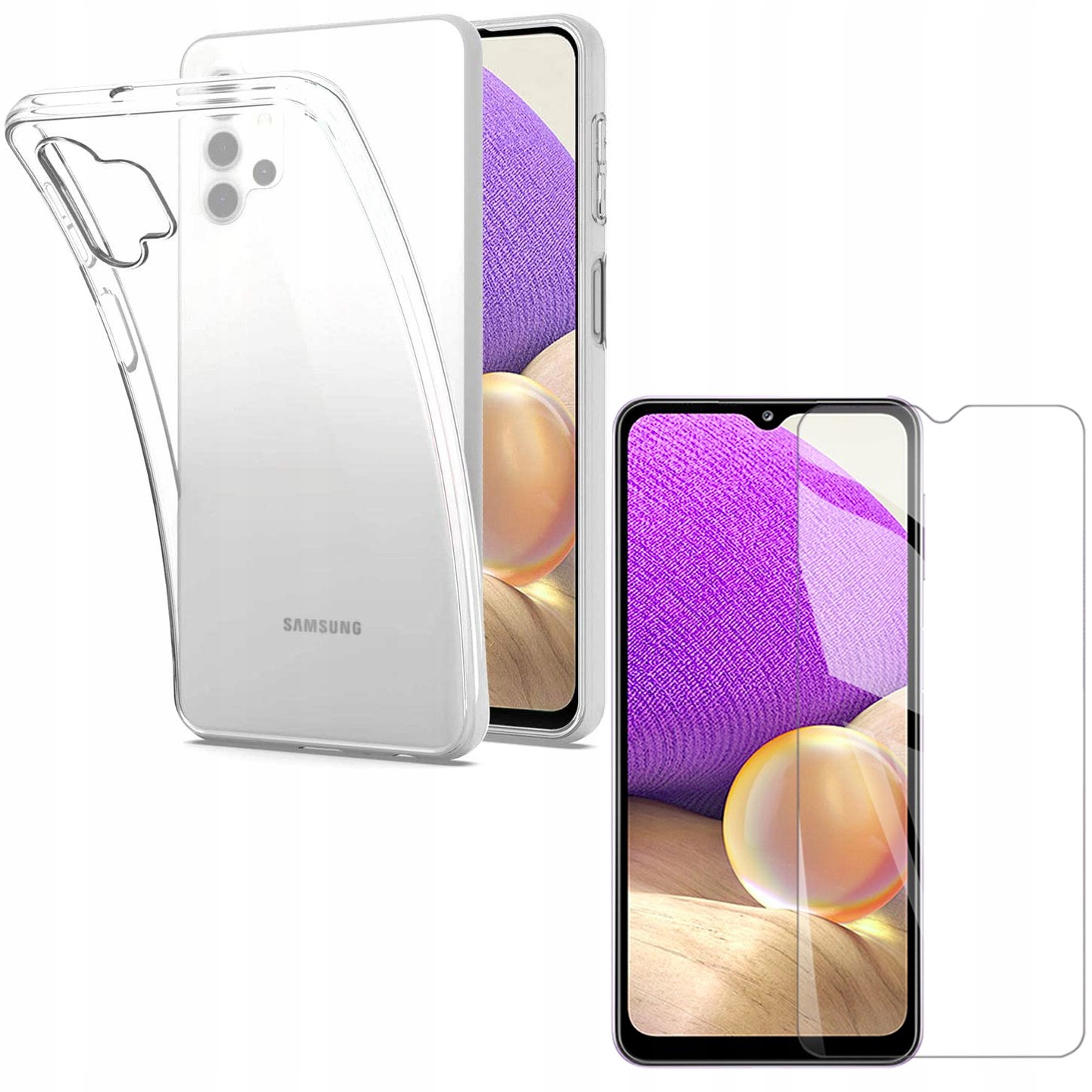 

Etui do Samsung Galaxy A32 4G Slim Case Szkło