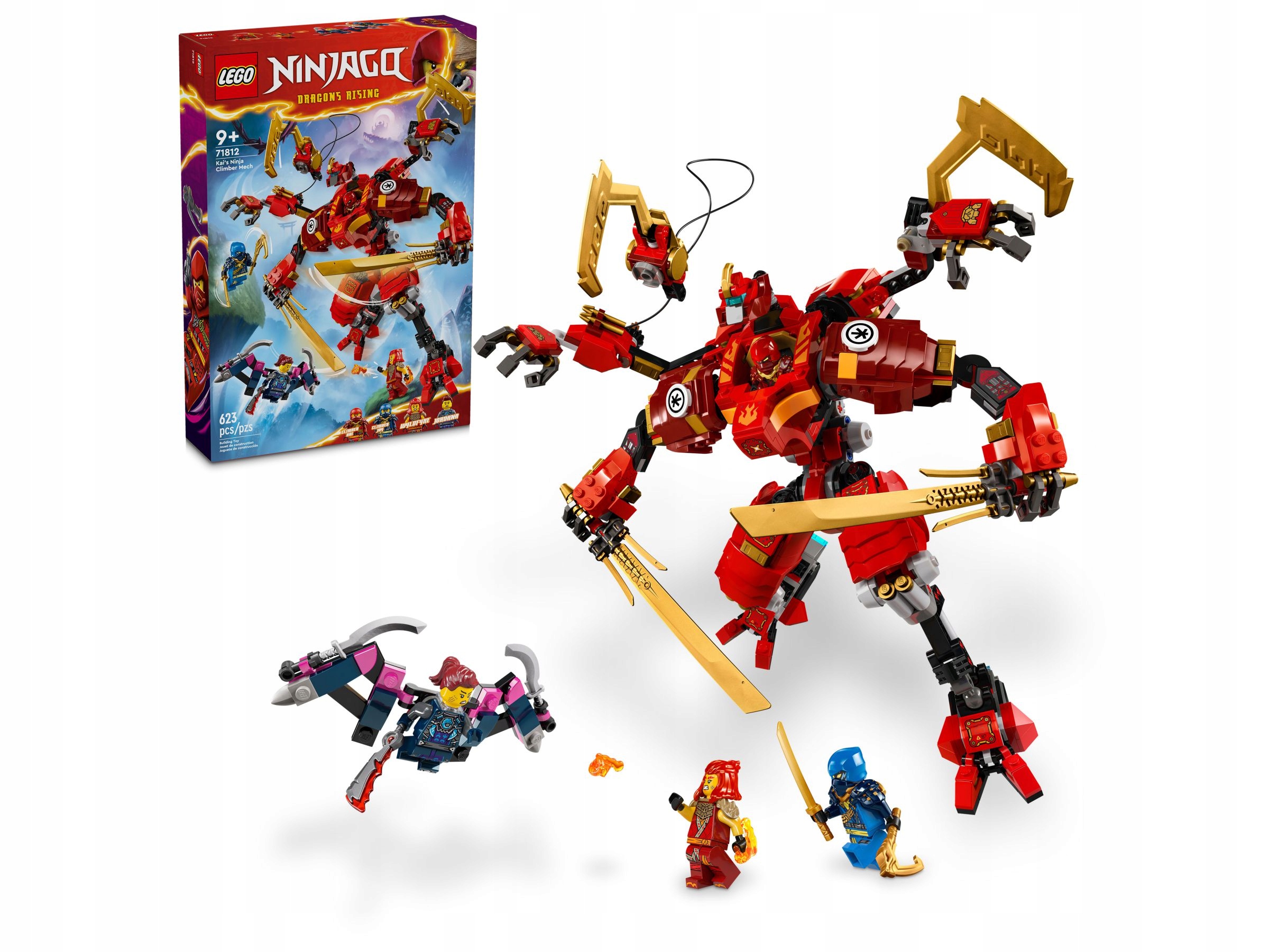 stavebnice Lego Ninjago 71812 Lezecký nindžovský mech Kaia