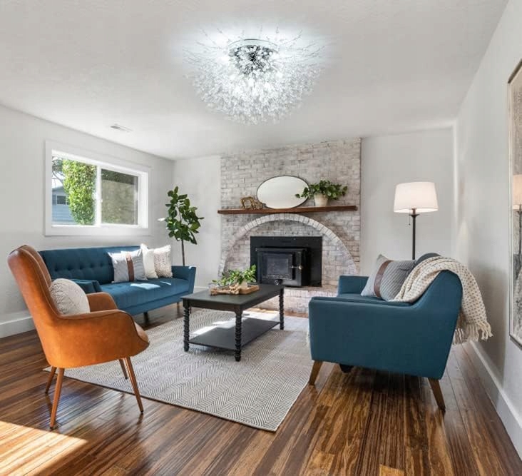 KRYSZTALOWY LAMPA SUFITOWA ŚCIEMNIALNA CHROM G9 Kod producenta 30932807