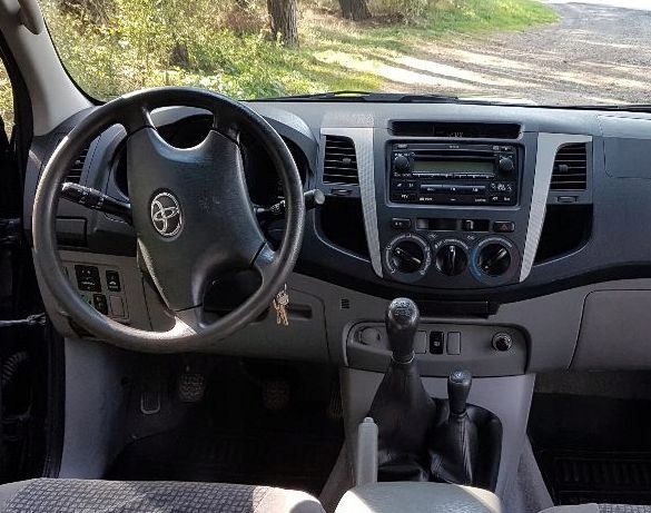 RAMKA RADIOWA TOYOTA HILUX 2005-2010 ADAPTOR 1DIN Model 99-8228