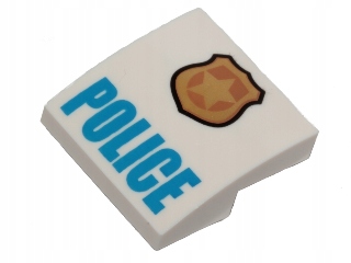 

Lego 15068pb046a Skos Police biały Nowy (1g)