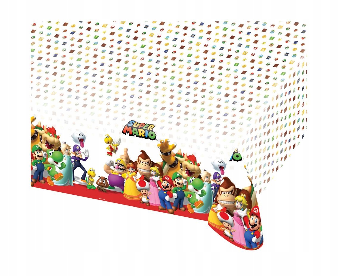 Obrus Foliowy Super Mario 120 x 180 cm Party