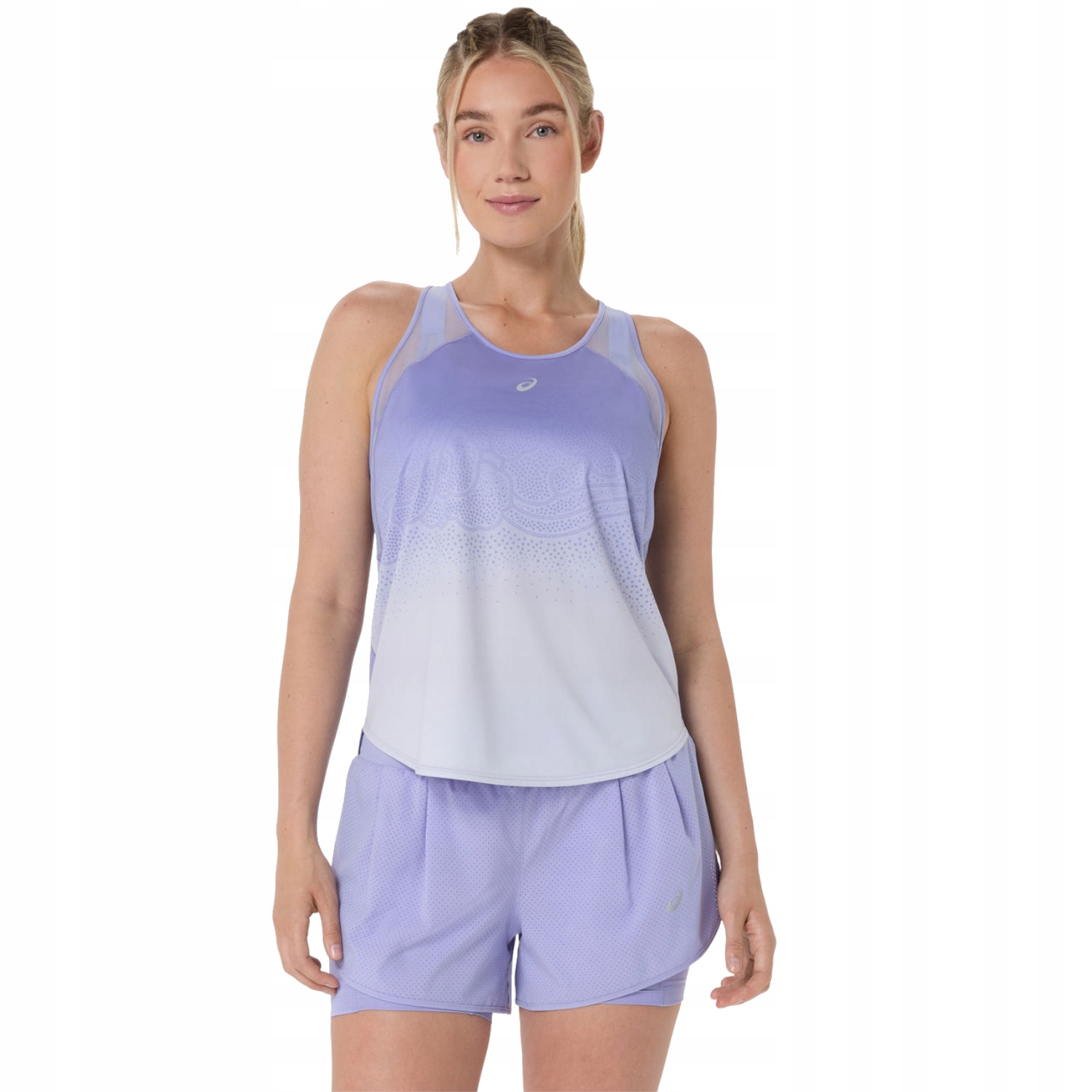 Asics Road Fade Tank [xs] Dámské tričko Polyester Fialové