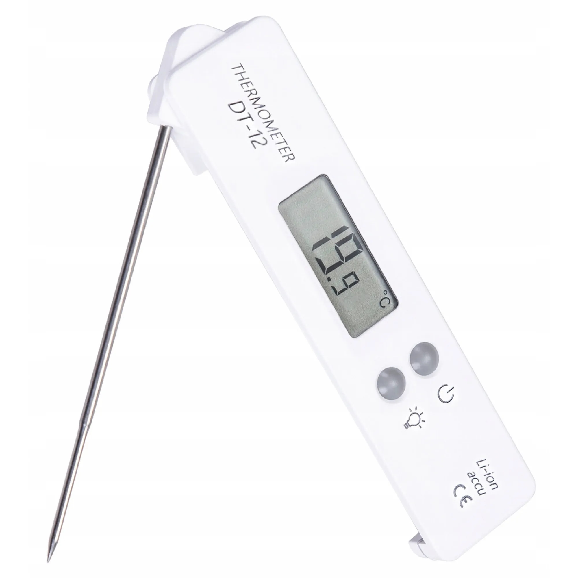Termometr termoparowy ze składaną sondą DT-12 kieszonkowy Haccp