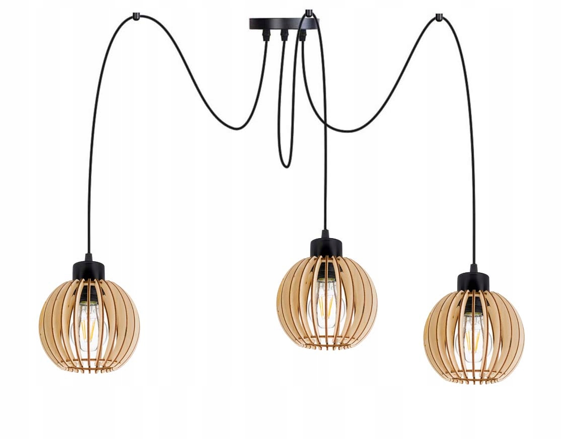 závěsné stropní svítidlo Zwis Loft stínidlo 3xE27 Pavouk