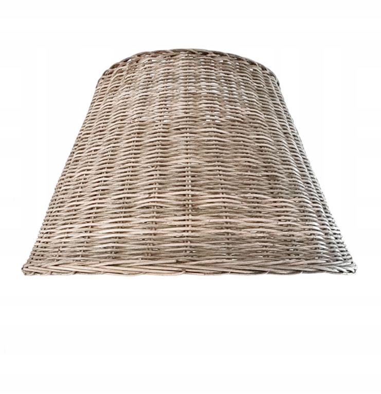 Abażur Klosz Rattanowy Duży 50 cm Hampton Rattan Skandynawski styl