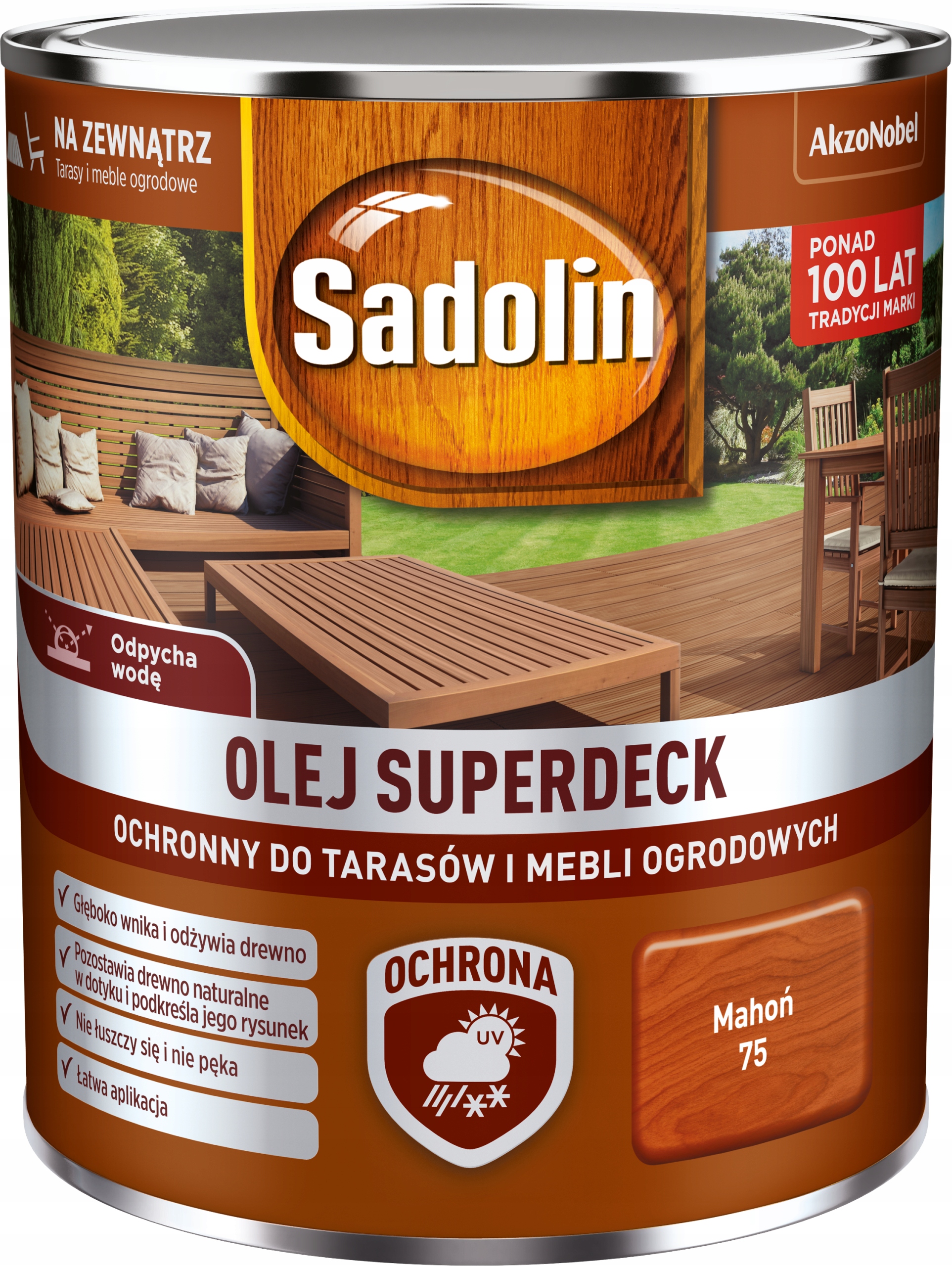 SADOLIN OLEJ SUPERDECK DO TARASÓW 0,75L MAHOŃ EAN (GTIN) 5903525779183