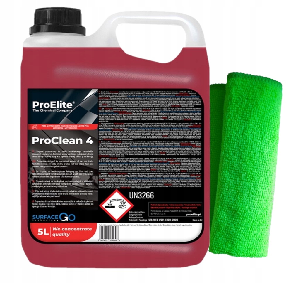 

ProClean4 Aktywna Piana Do Mycia Samochodów 5L