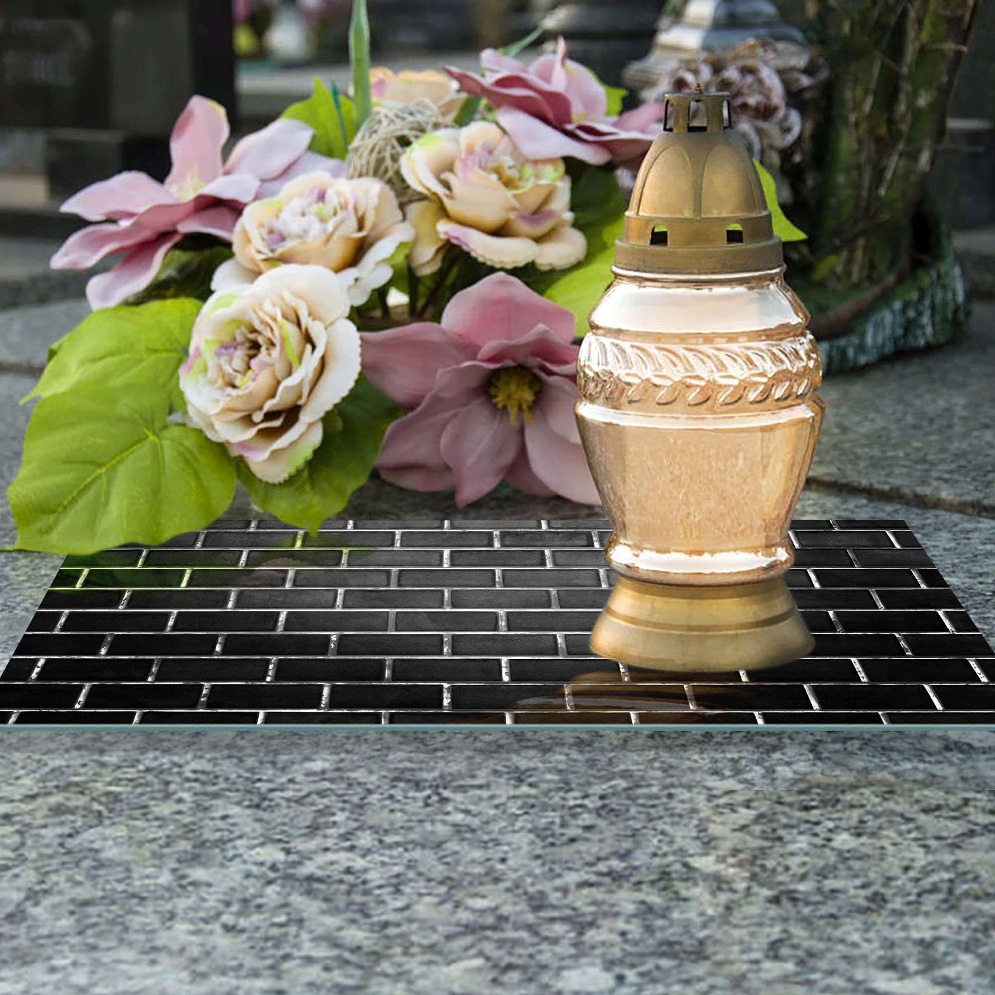 SZKLANA PODSTAWKA POD ZNICZE 60x30cm Mur 30d Kod producenta deska-szklana-30d