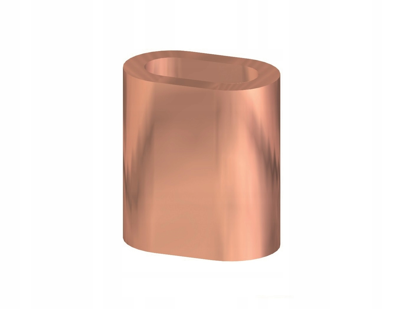 50 x dutinkové pouzdro měděná spojka svorka pro lana 6 mm
