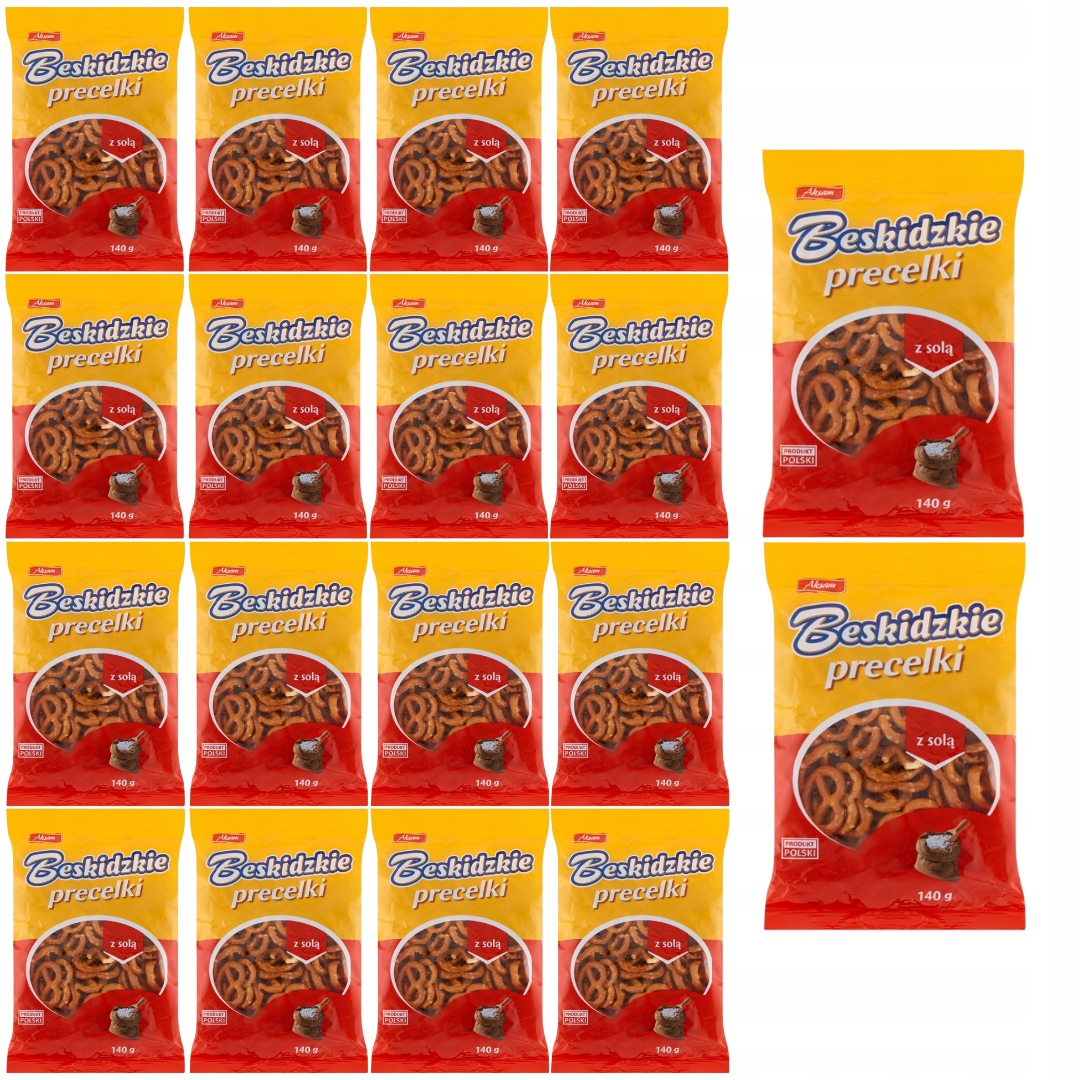 Levně Beskydské preclíky se solí 140 g x 18 kusů