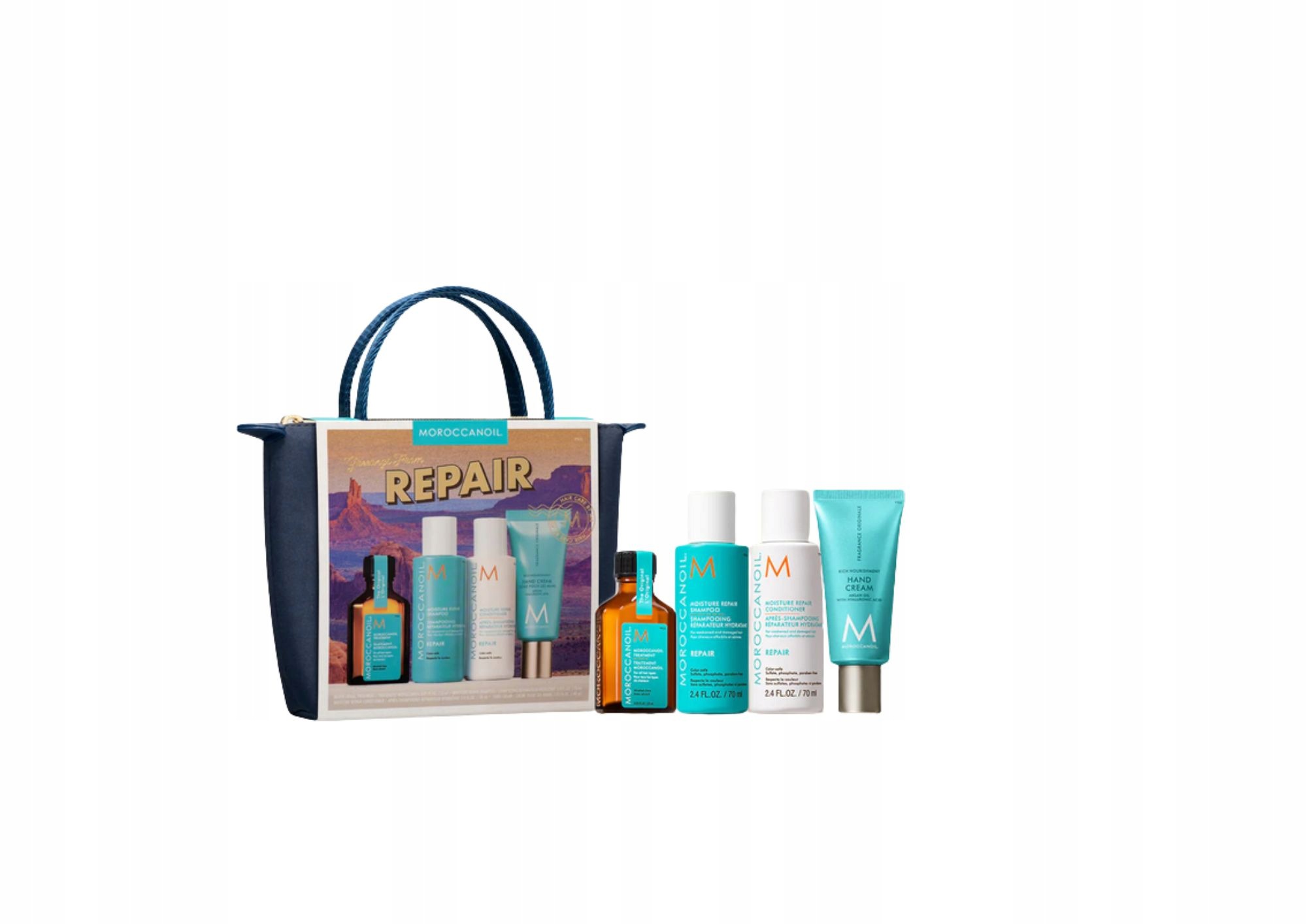 Moroccanoil, Repair, zestaw podróżny regenerujący włosy