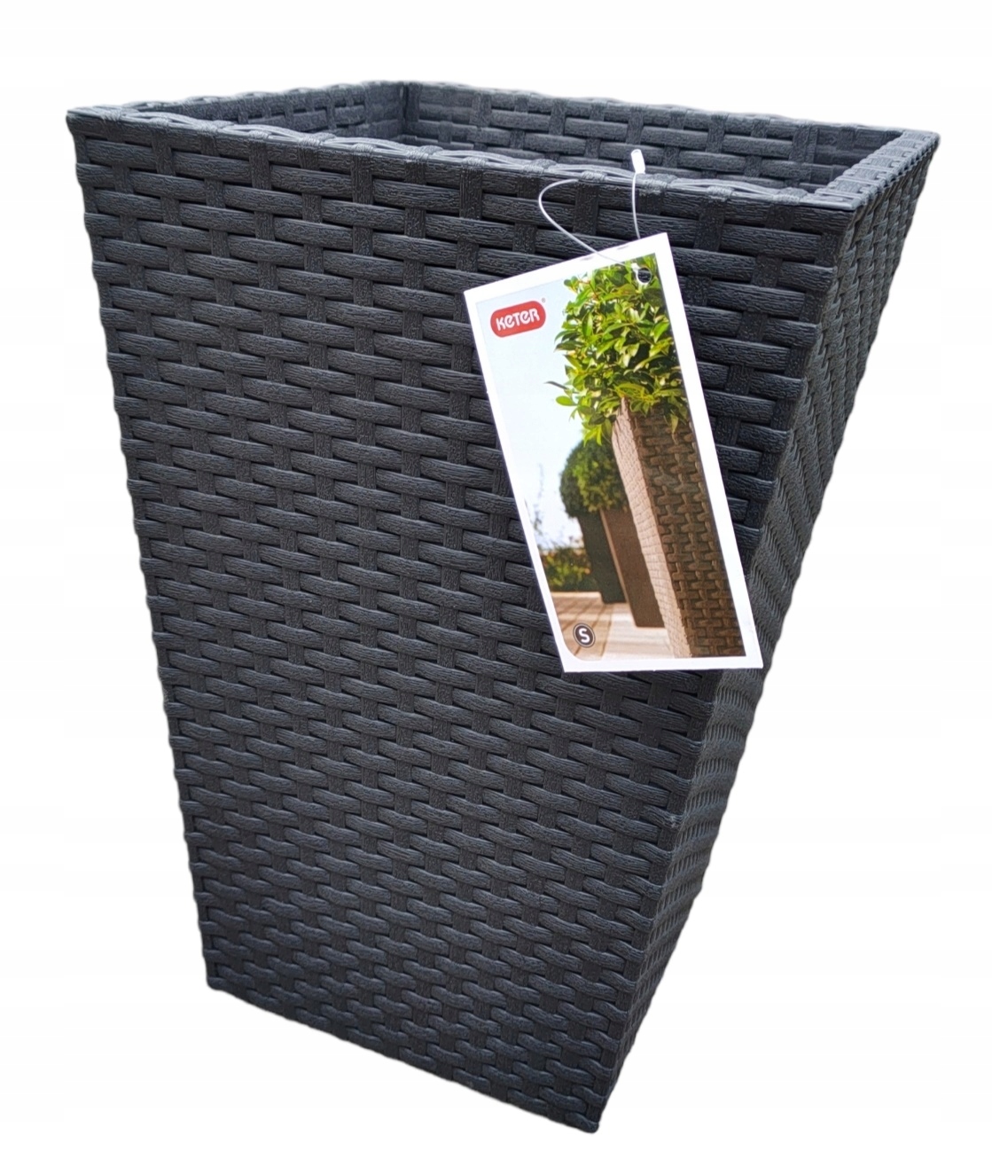 

Keter Doniczka Rattan Donica Antracyt S 23L Ratan