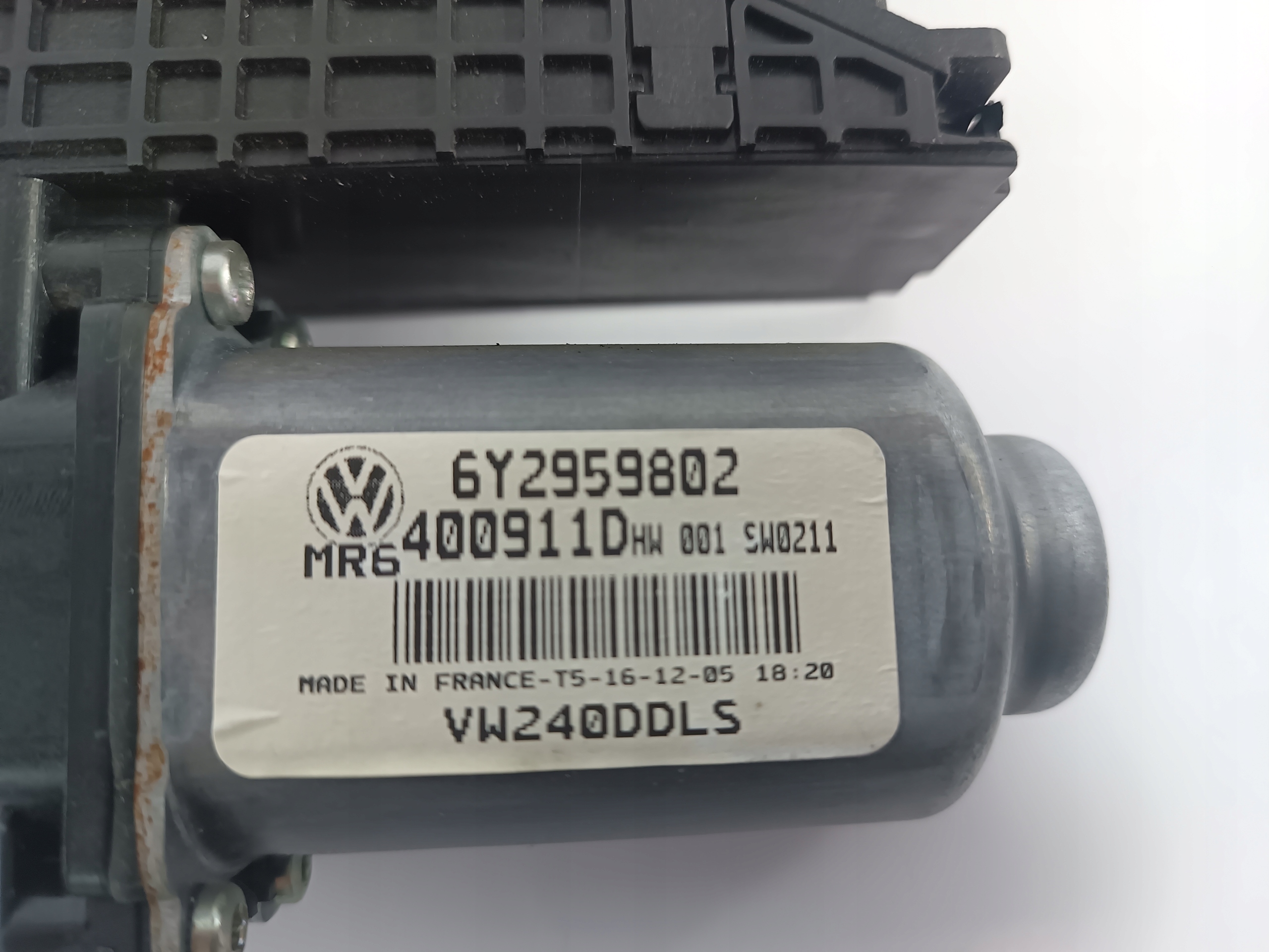 VW POLO N9 9N 05-09 mini motor engine windows left front driver´s OE 6Y2959802