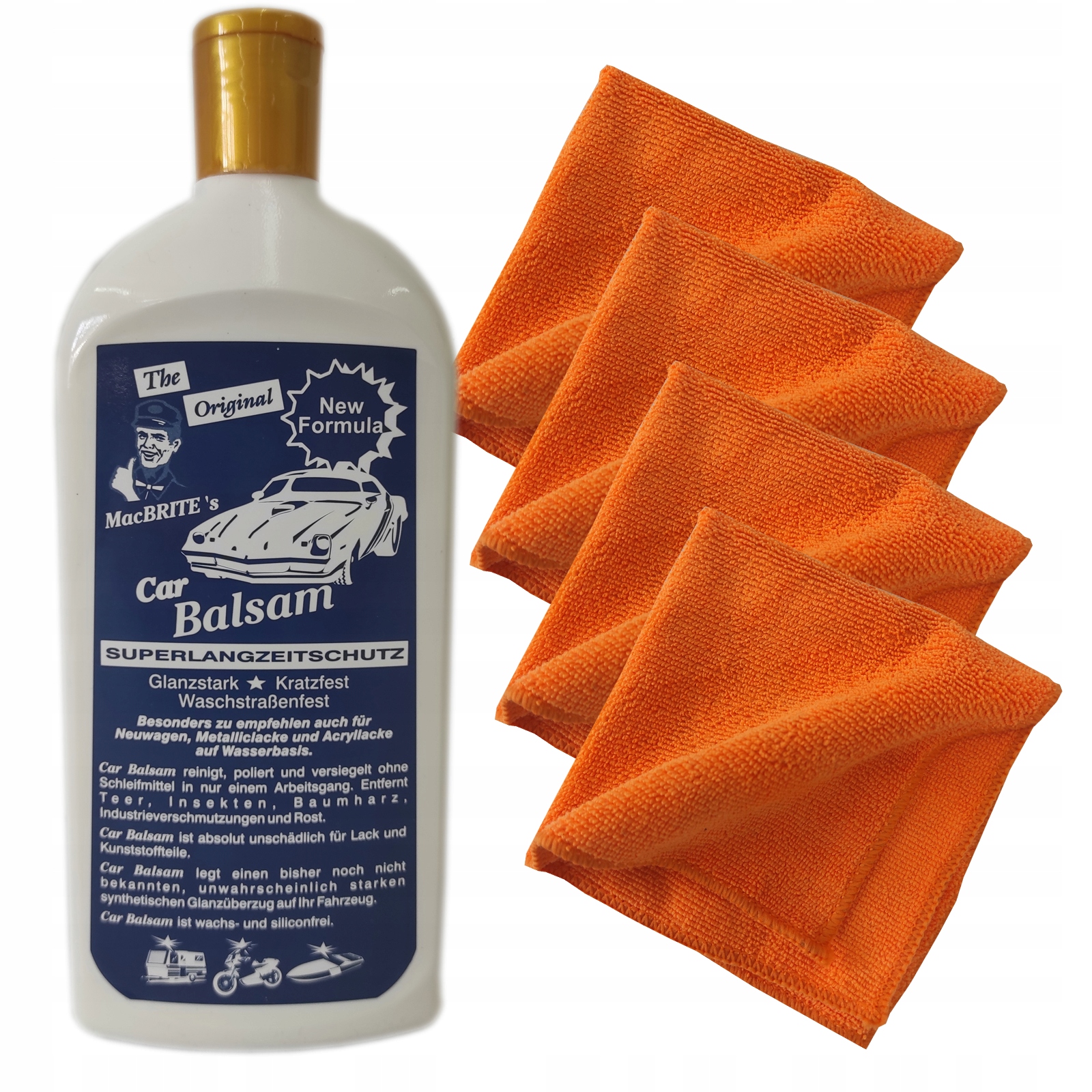 MacBrite's Car Balsam preparat czyszczący ZESTAW