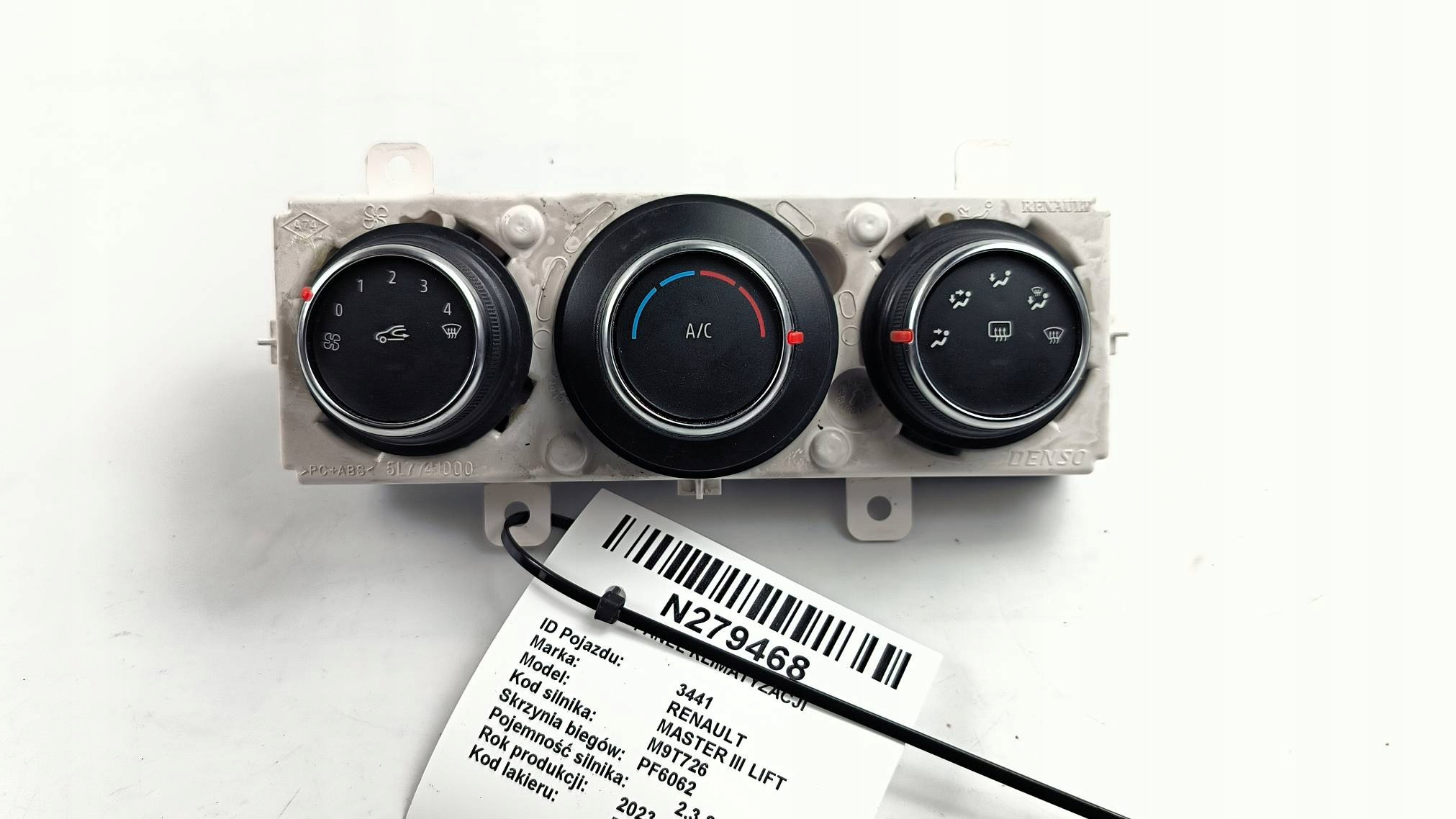 Unite commande clima 275106521R RENAULT MASTER III LIFT