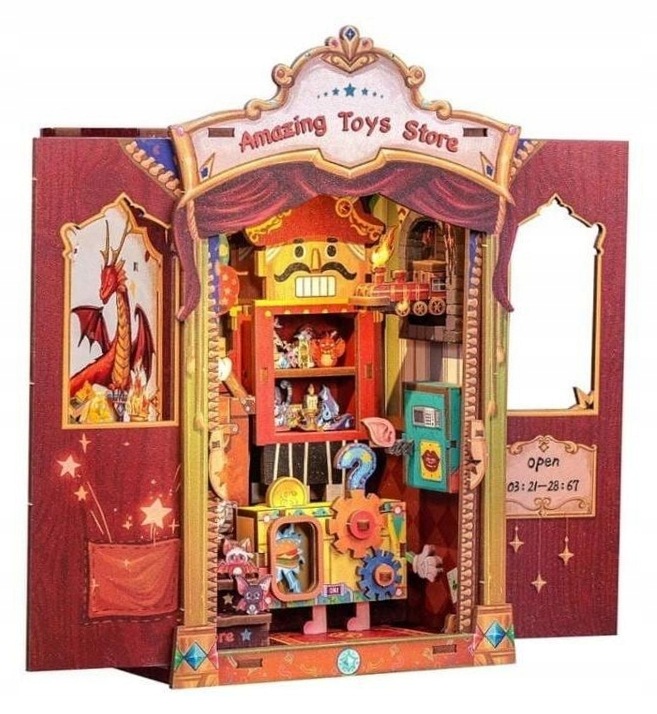Miniaturowy domek mini Book Nook Hokus Pokus CuteBee