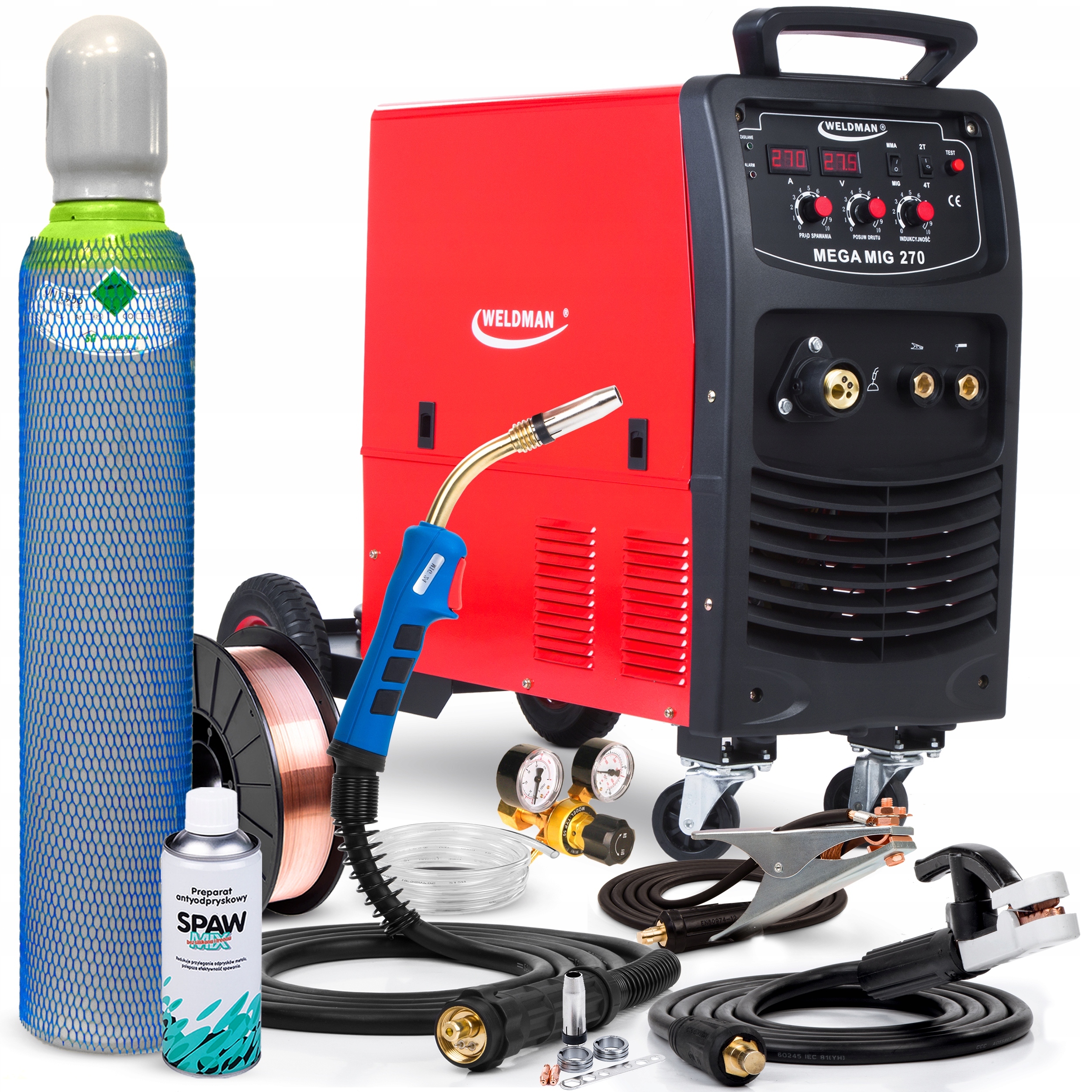 Invertorová Svářečka Weldman Mig 270 Mma 400V 270A 4X4 Igbt
