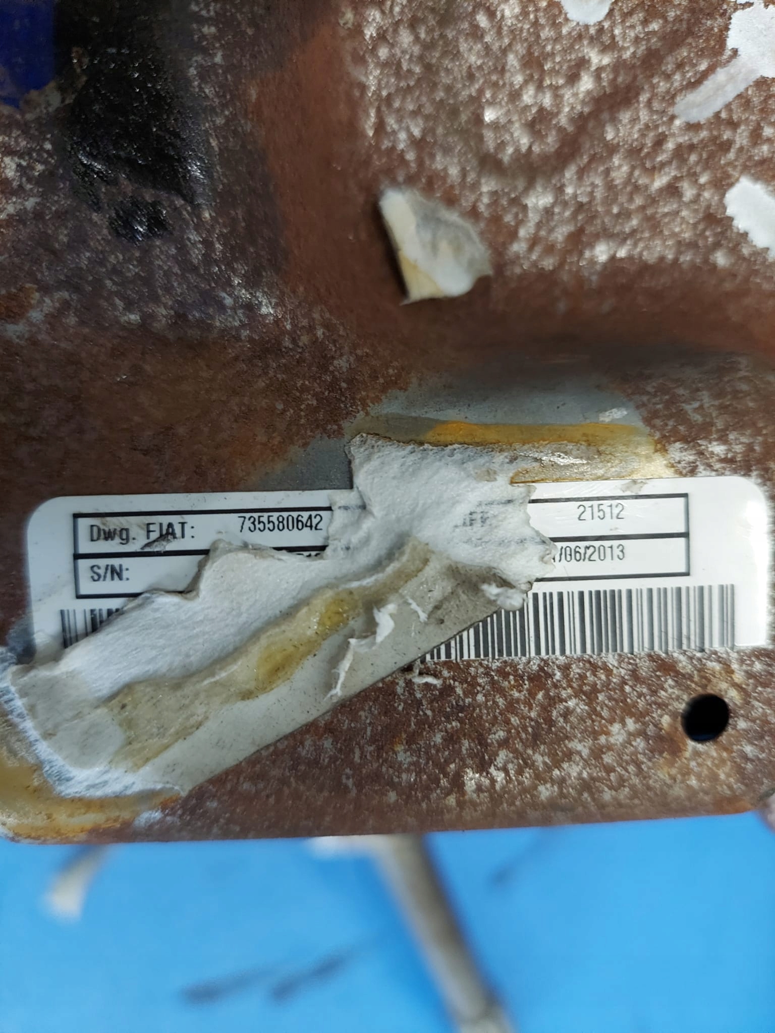 control steering rod LANCIA Y 2816037208A
