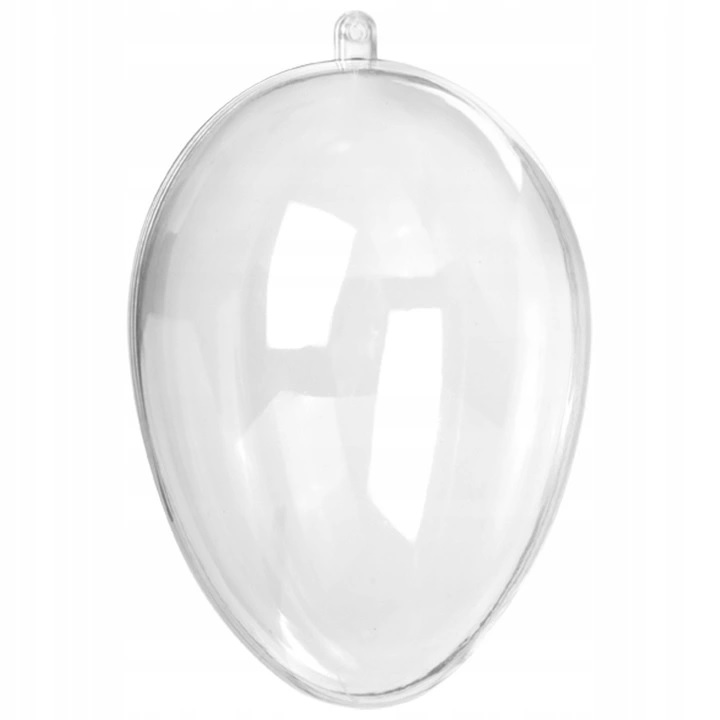 

Jajko akrylowe plastikowe przeźroczyste 13cm
