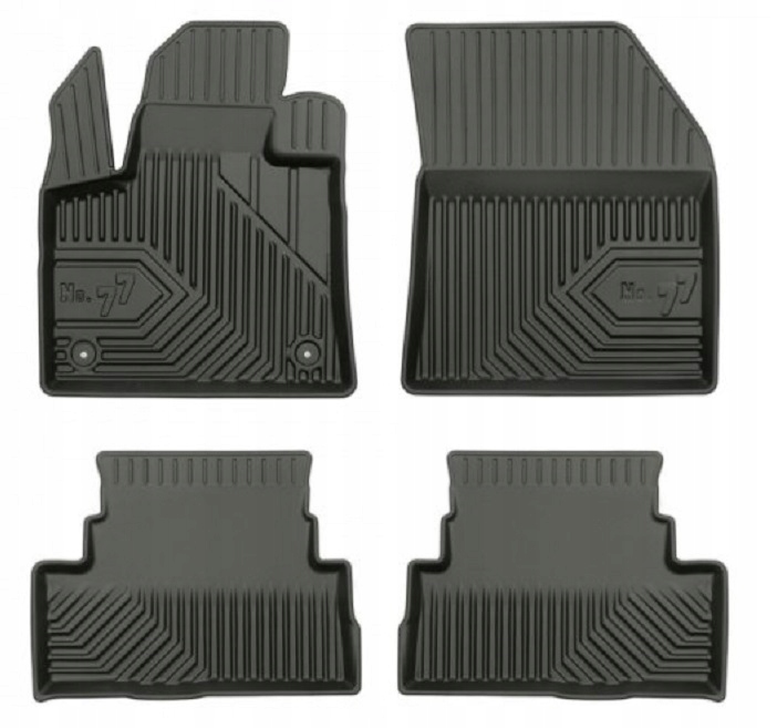 Gumové Koberce Opel Grandland X 2017-2024 Korytka 77