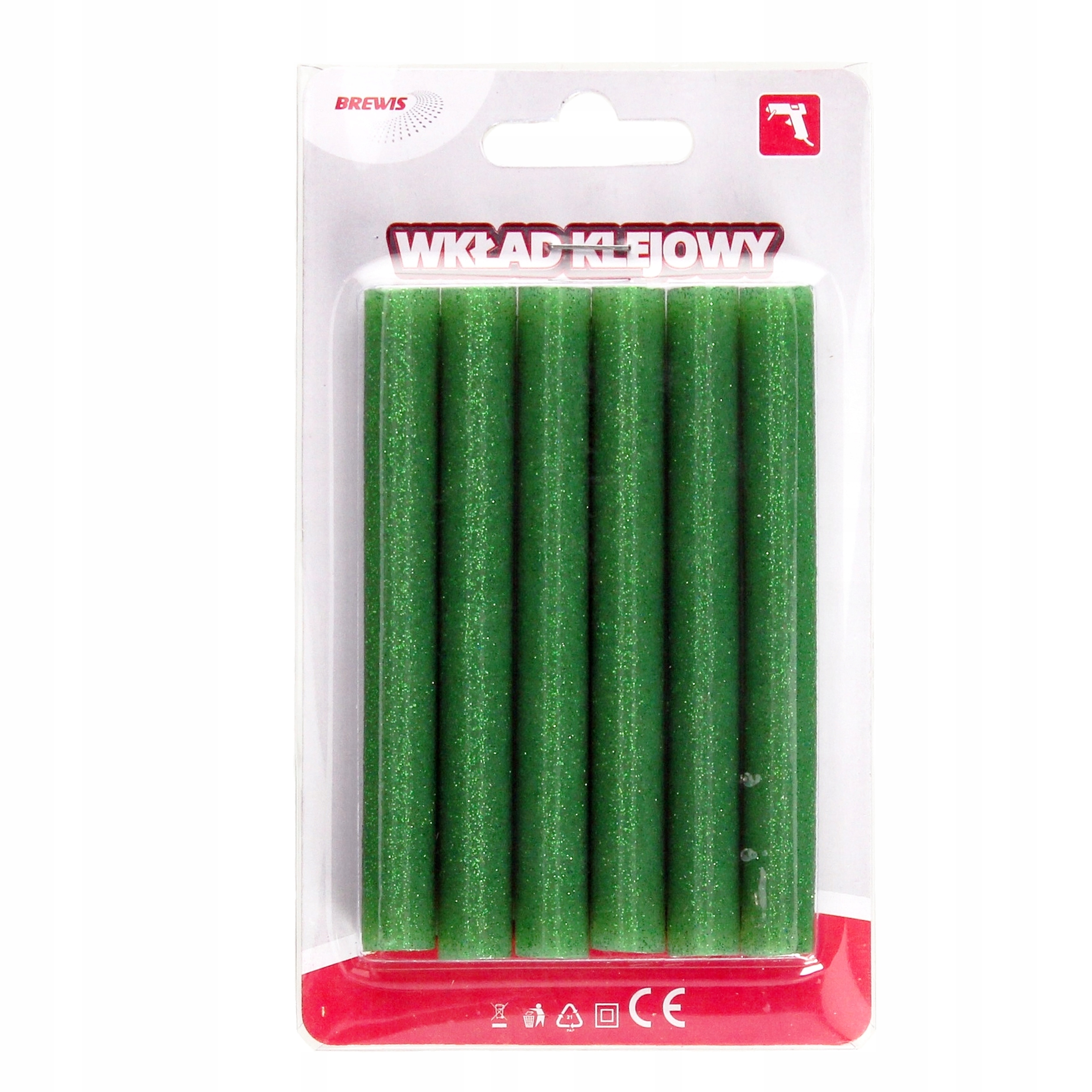 

Wkłady Do Pistoletu Na Gorąco Zielony 11 MM 6 szt.